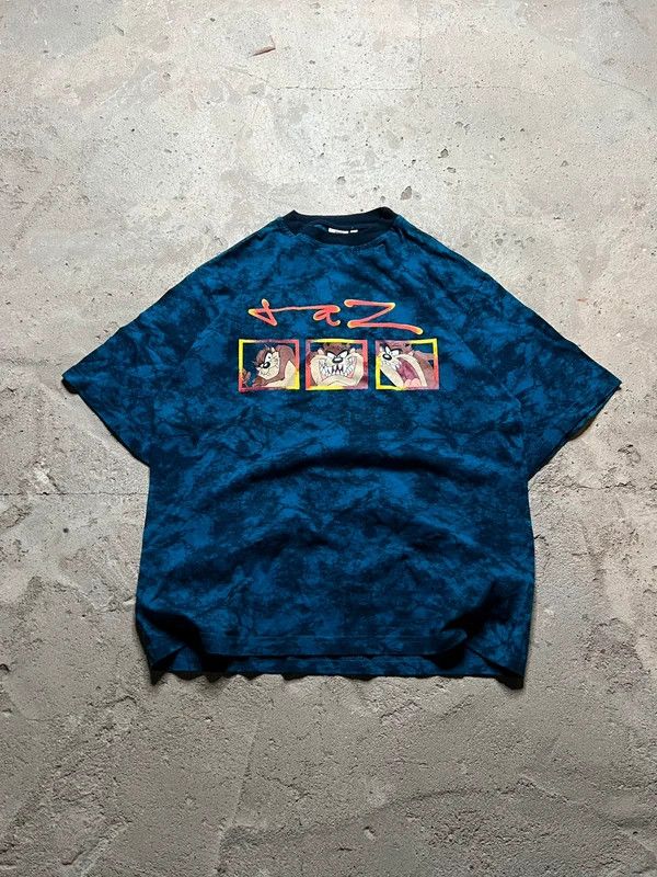 Disney 90s Looney Tunes TAZ vintahe Tshirt warner bros Size US XL / EU 56 / 4 - 1 Thumbnail