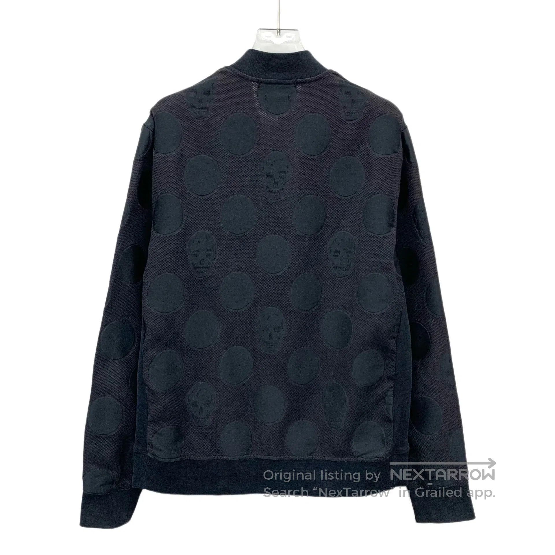 Alexander McQueen ALEXANDER MCQUEEN Black skull head jacquard cotton stand c Size US S / EU 44-46 / 1 - 2 Thumbnail