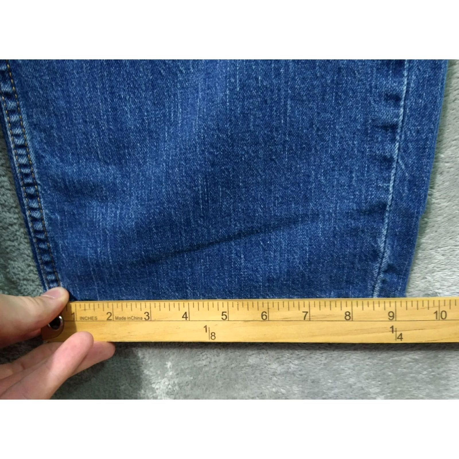 Levi's Levi's 559 Jeans Men's 44x32 Blue Denim Relaxed Fit Straight Leg Dark Wash Size US 44 / EU 60 - 6 Thumbnail