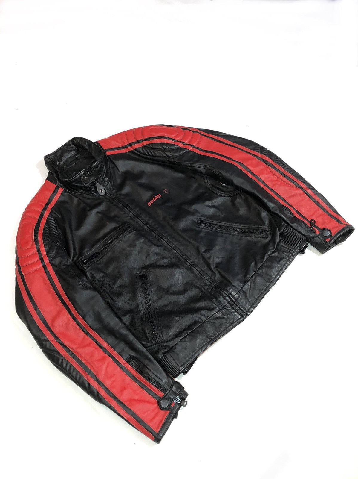 Ducati × Ferrari × Honda Ducati Dainese Motorcycle Moto leather jacket Racing Size US L / EU 52-54 / 3 - 10 Thumbnail