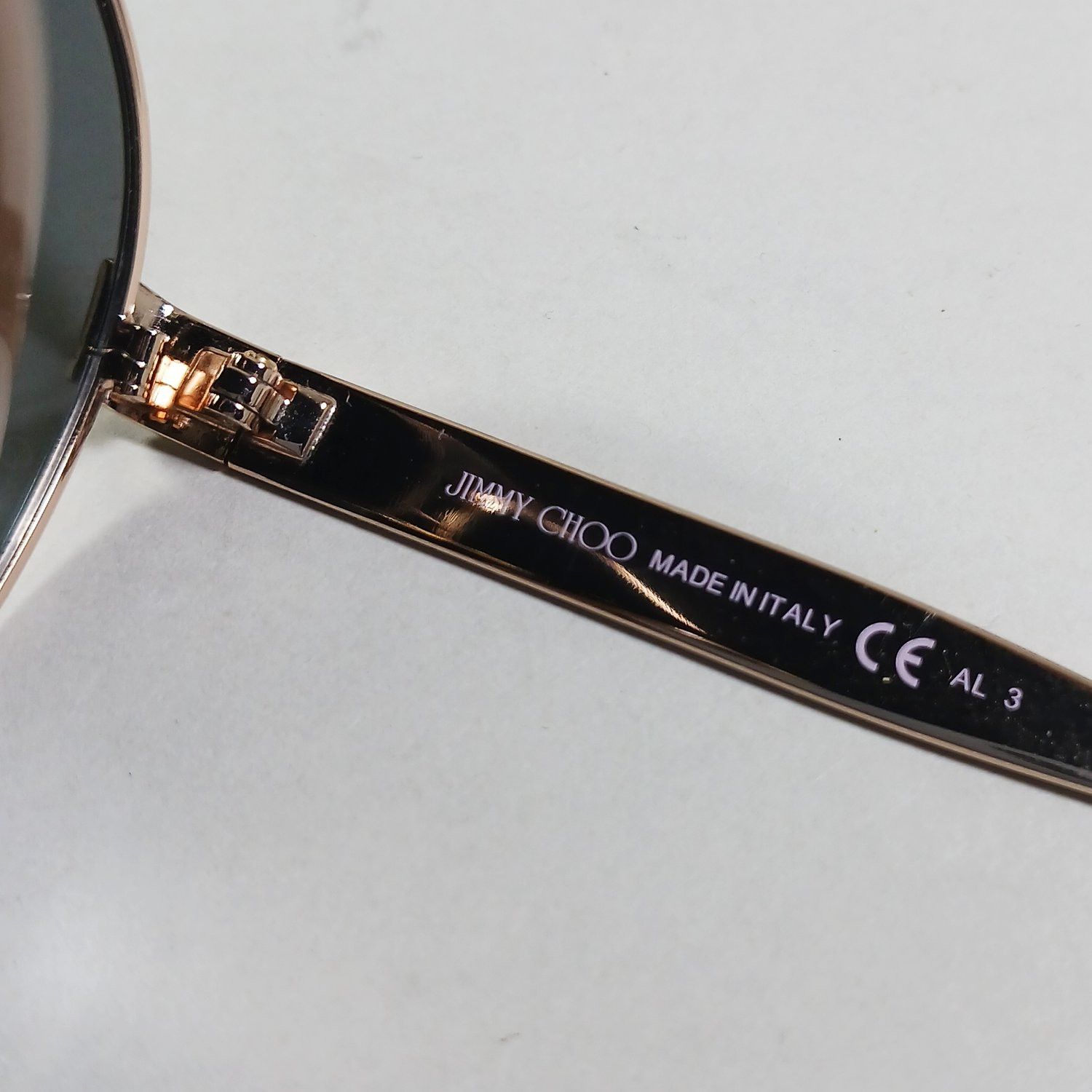 Designer × Jimmy Choo Jimmy Choo Dominique/S 000JO Aviator Sunglasses in Case Size ONE SIZE - 11 Thumbnail