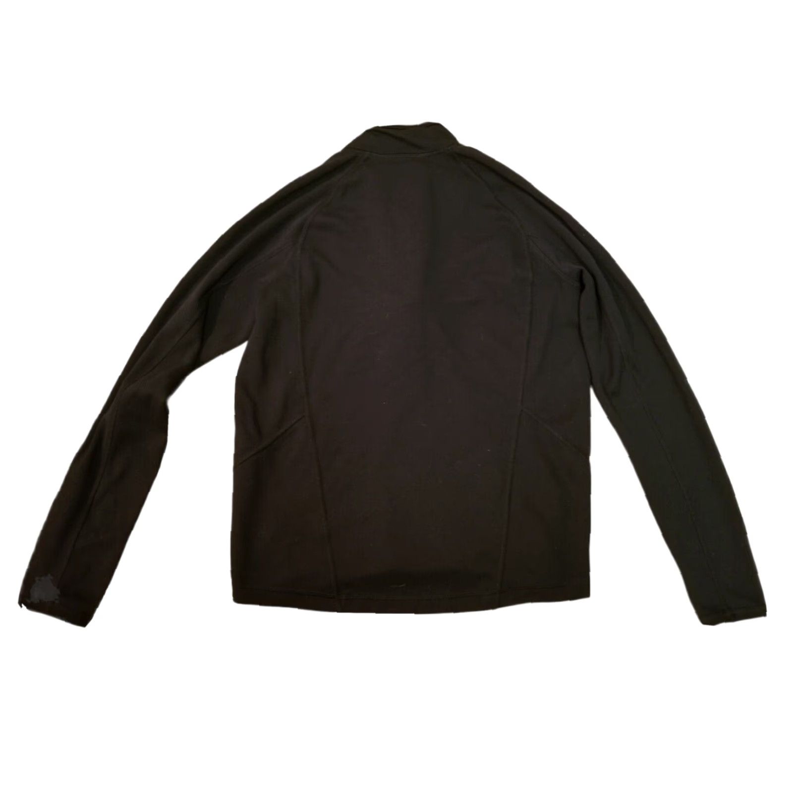 Vintage L.L. Bean Womens M Black Midweight Long Sleeve Athletic Base Layer Shirt Size M / US 6-8 / IT 42-44 - 2 Thumbnail
