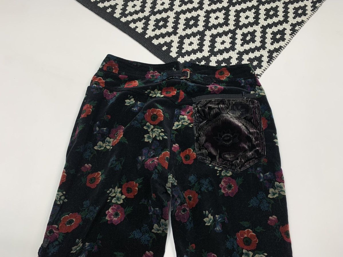 Kenzo Kenzo Vilvet Flowers Pant Vintage 80s Made In France Size 26" / US 2 / IT 38 - 12 Thumbnail
