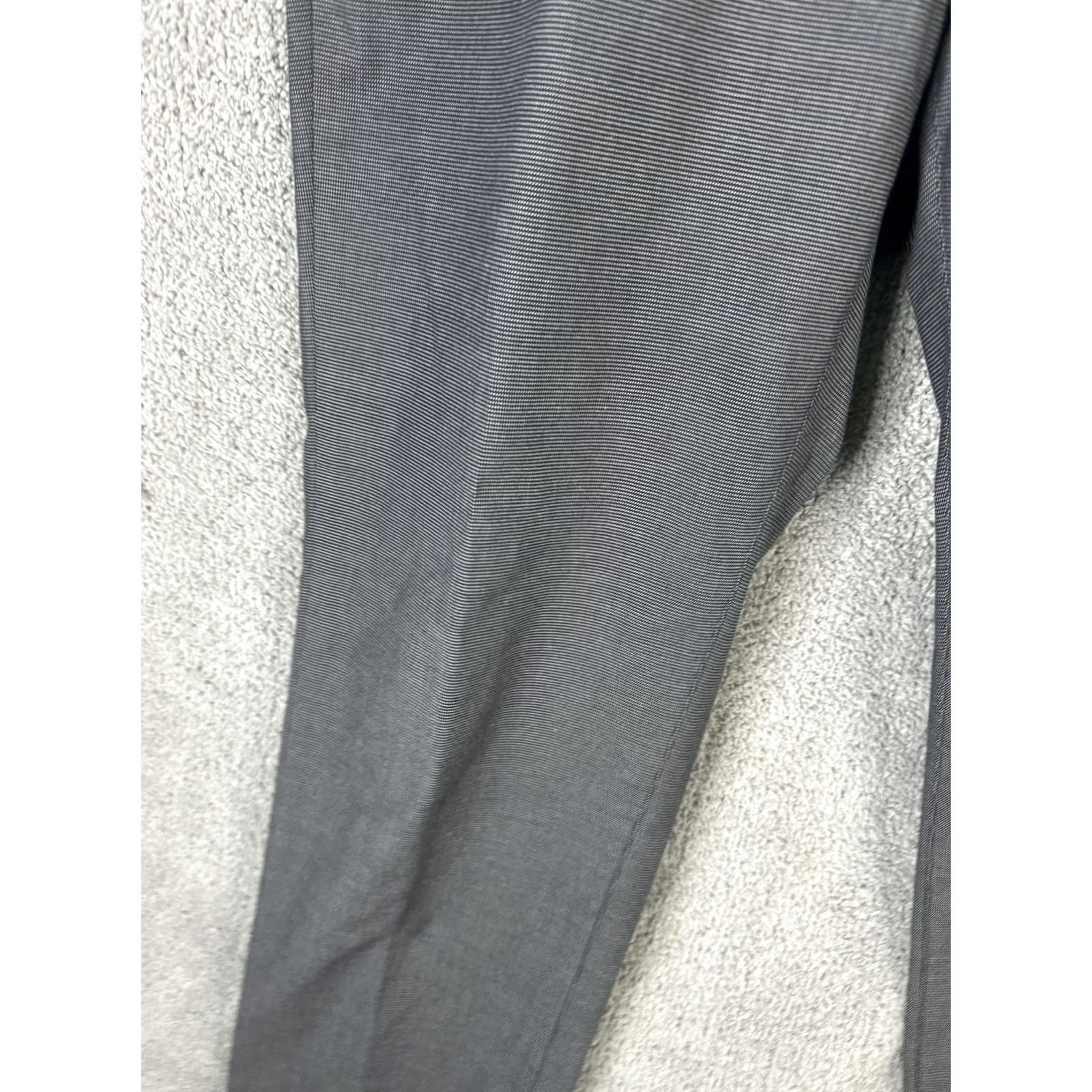 Bonobos Bonobos Pants Mens 33x32 Gray Stripe Chino Dress Stretch Flat Front Tapered Weekday Warrior Tuesday Casual Business Size US 33 - 6 Thumbnail
