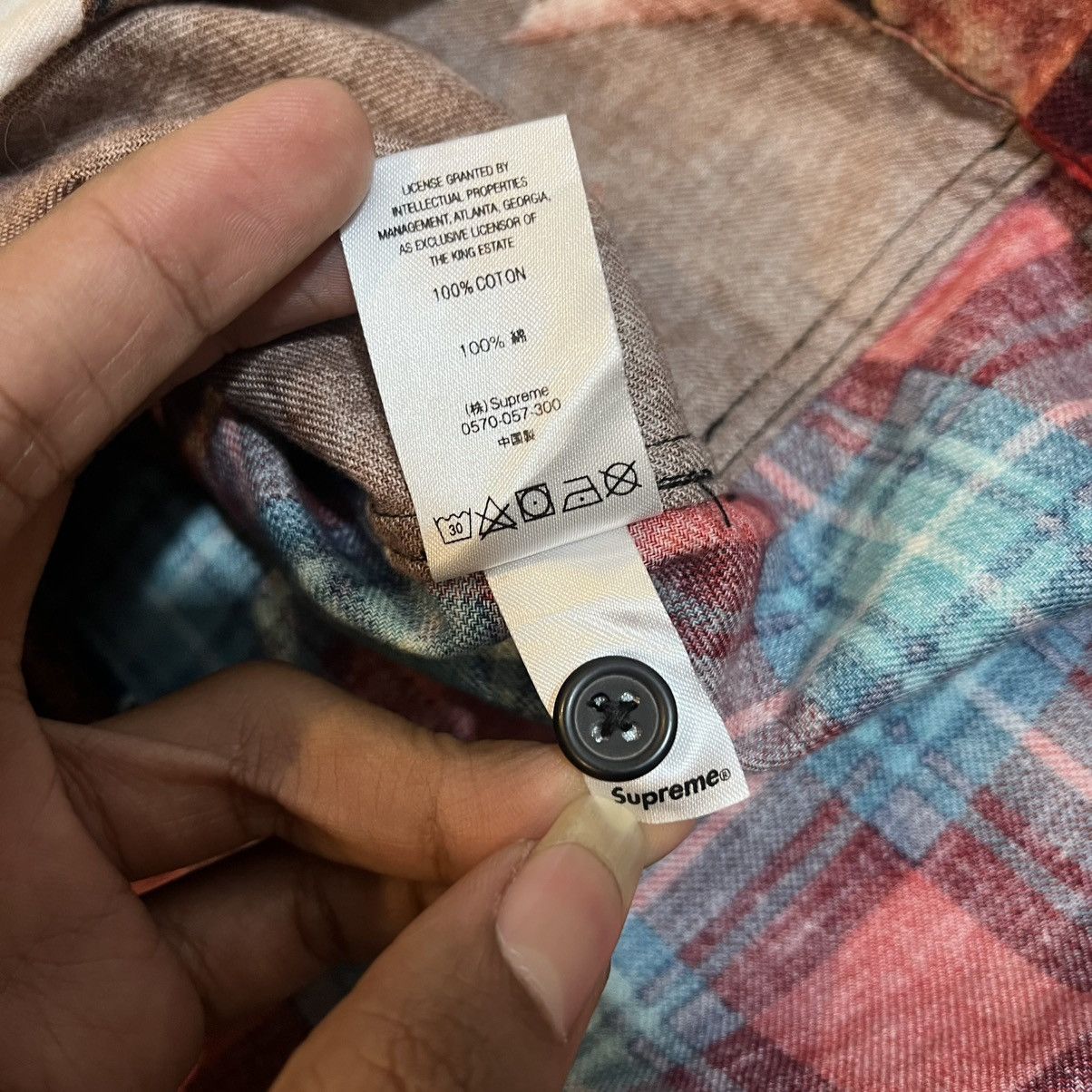Supreme SS18 Supreme Martin Luther King MLK Zip Up Flannel Shirt Size US S / EU 44-46 / 1 - 10 Thumbnail