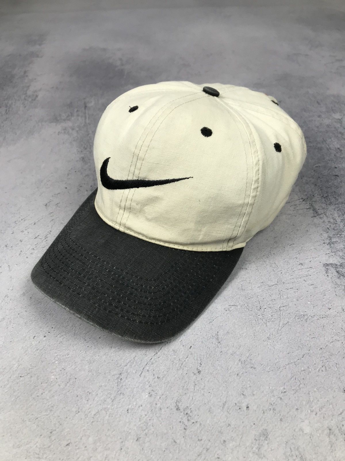 Nike × Vintage Vintage Nike Swoosh Embroidered Cap SnapBack Bootleg 90s Size ONE SIZE - 2 Thumbnail