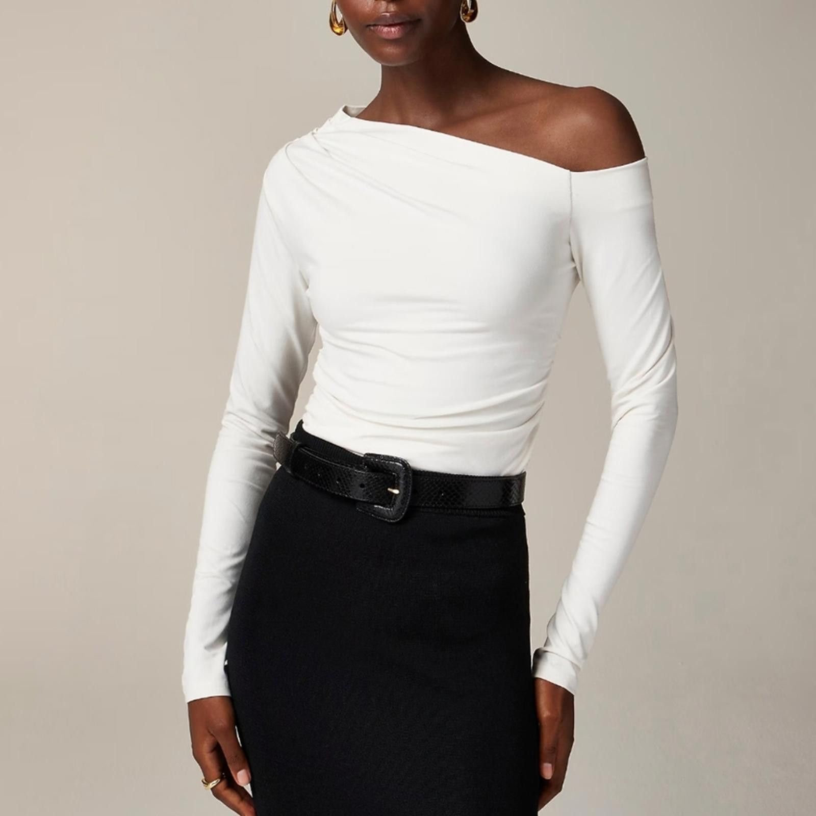 J.Crew J Crew Asymmetrical off-the-shoulder top Size 3XL / US 20-22 - 1 Thumbnail