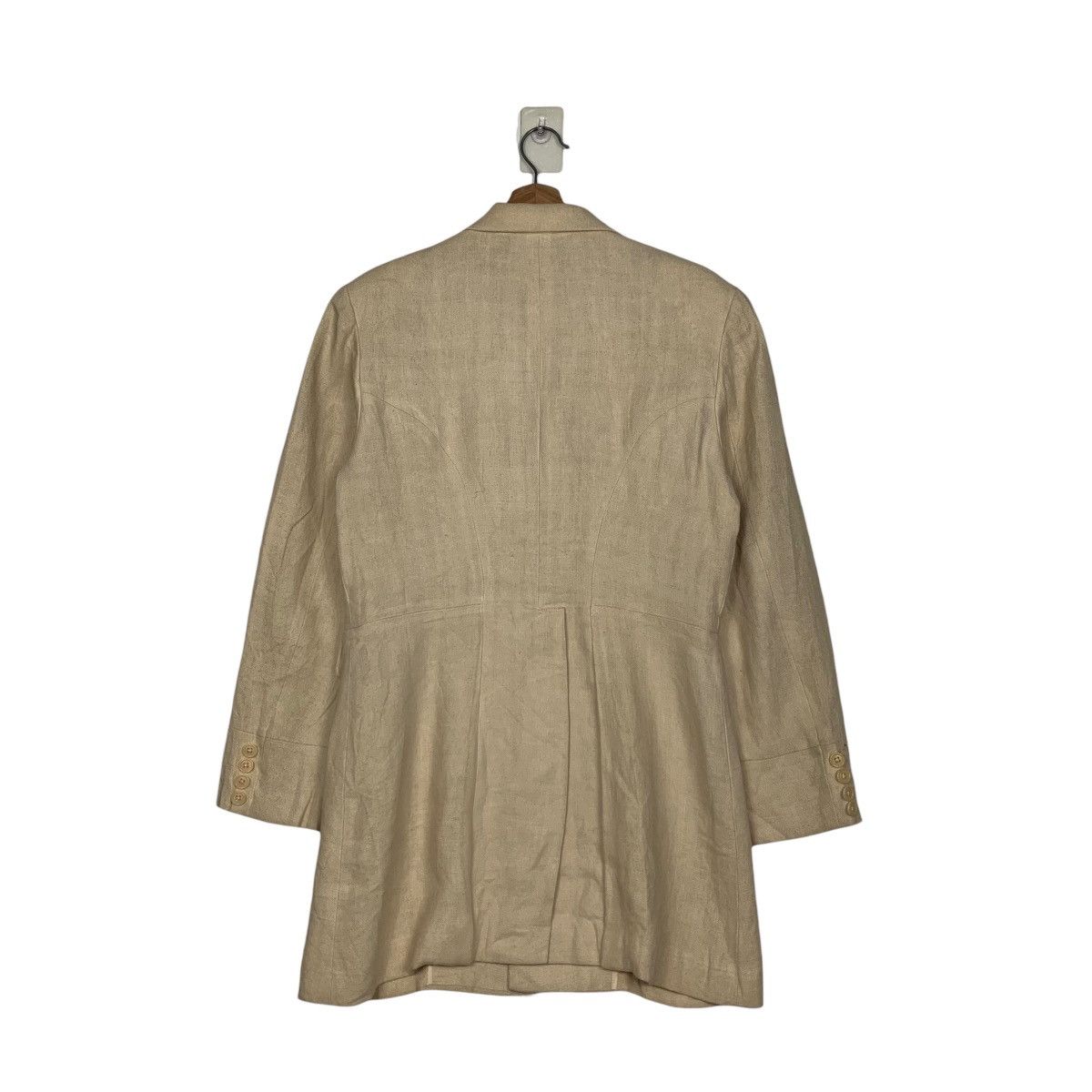 Ralph Lauren Vintage RALPH LAUREN Single Breasted Linen Jacket #2762-C124 Size M / US 6-8 / IT 42-44 - 16 Thumbnail
