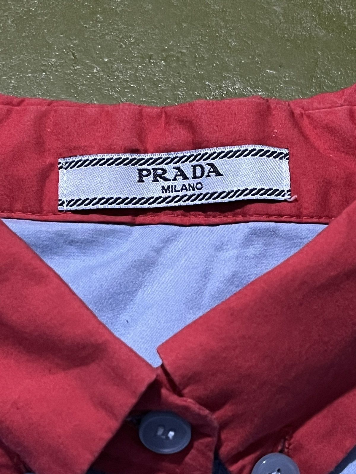 Prada PRADA BLUE/ RED LINE WOMEN SHIRT Size US S / EU 44-46 / 1 - 3 Thumbnail