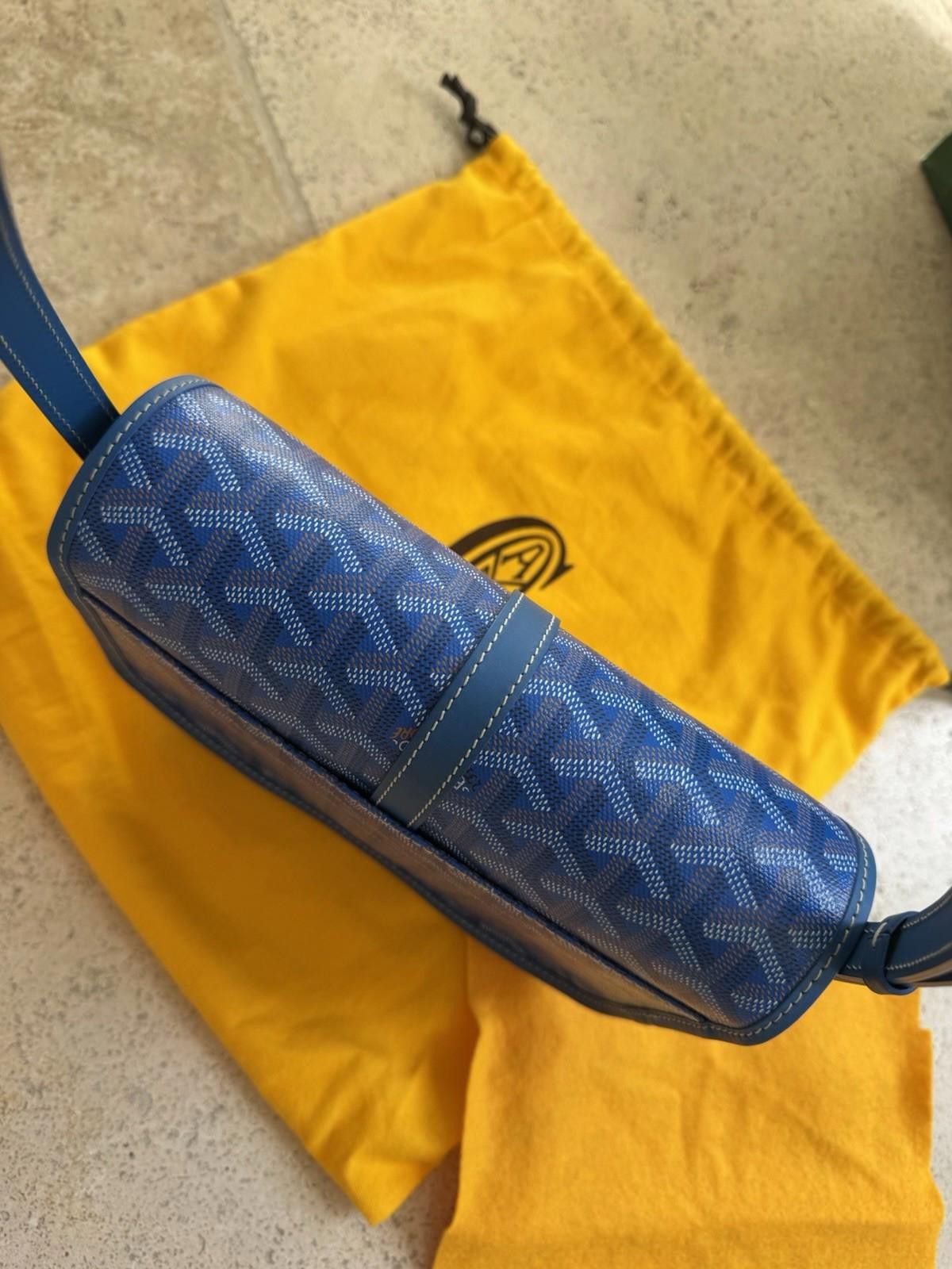 Goyard Authentic - GOYARD BELVEDERE II SKY BLUE PM MESSENGER BAG Size ONE SIZE - 7 Thumbnail