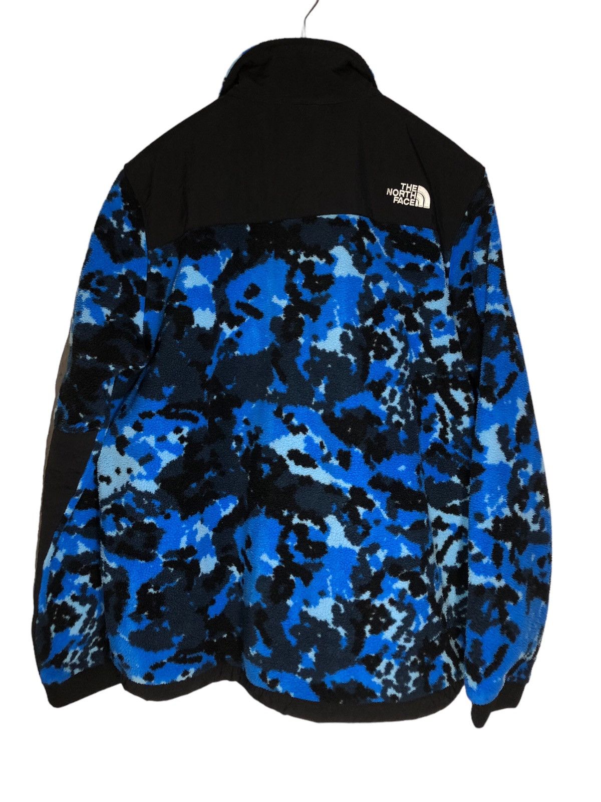 North Face Printed Denali 2 Jacket Fleece/Blue Camo/Top! / L