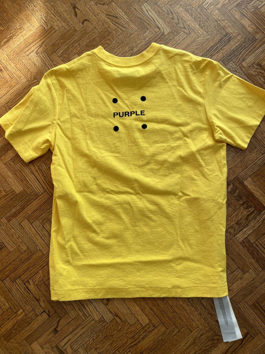 Purple Brand Purple Brand Yellow Connected and Infinitive Tee Size US S / EU 44-46 / 1 - 6 Thumbnail