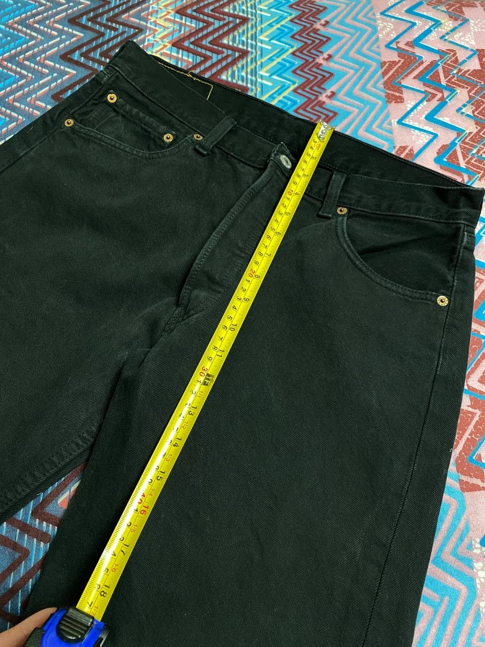 Levi's Denim pants black Levi's 501 vintage jeans W34 Y2K Size US 34 / EU 50 - 14 Thumbnail