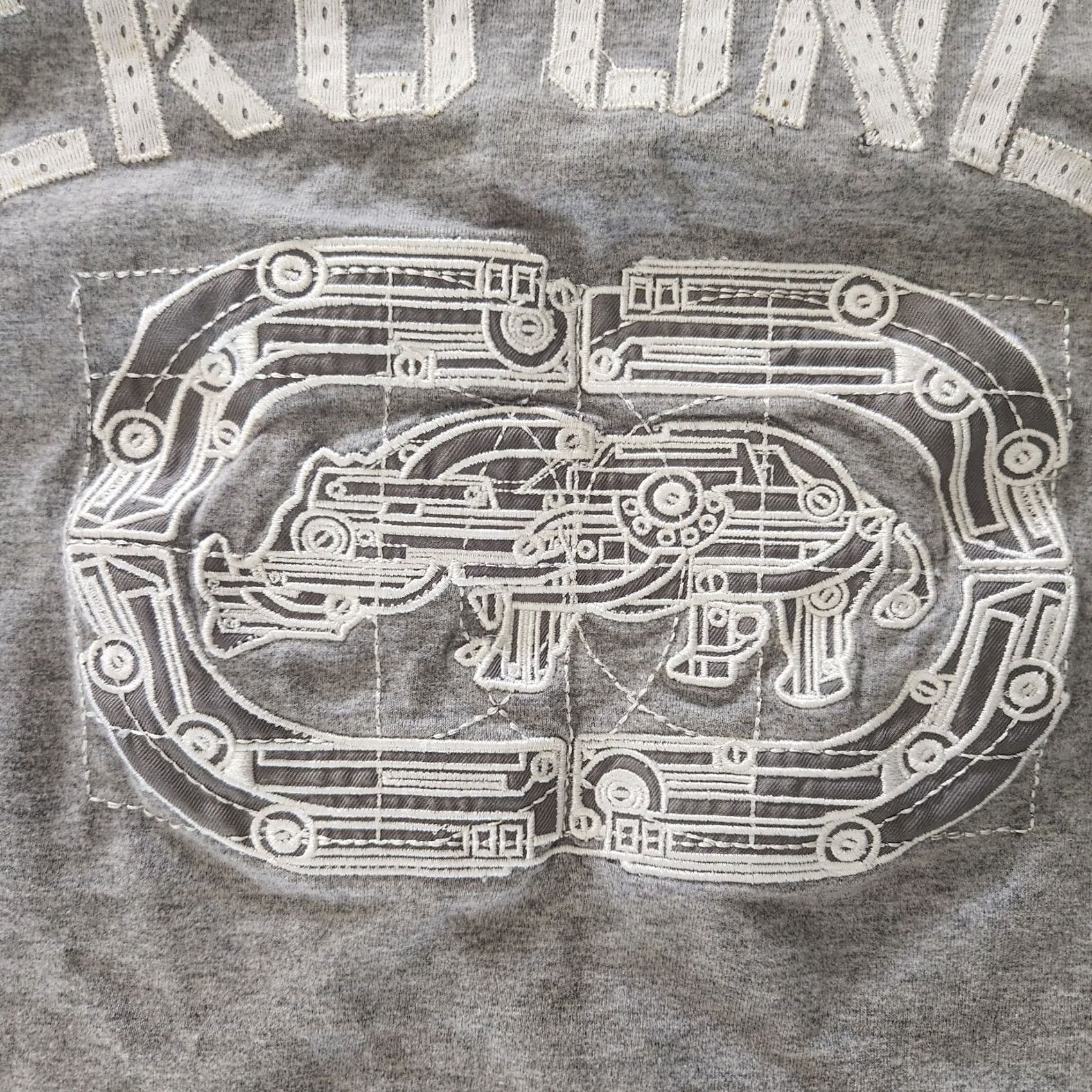 Ecko Unltd. Ecko Unltd Shirt Mens Large Gray Embroidered Hip Hop Y2K 2006 Tee T Shirt Size US L / EU 52-54 / 3 - 4 Thumbnail
