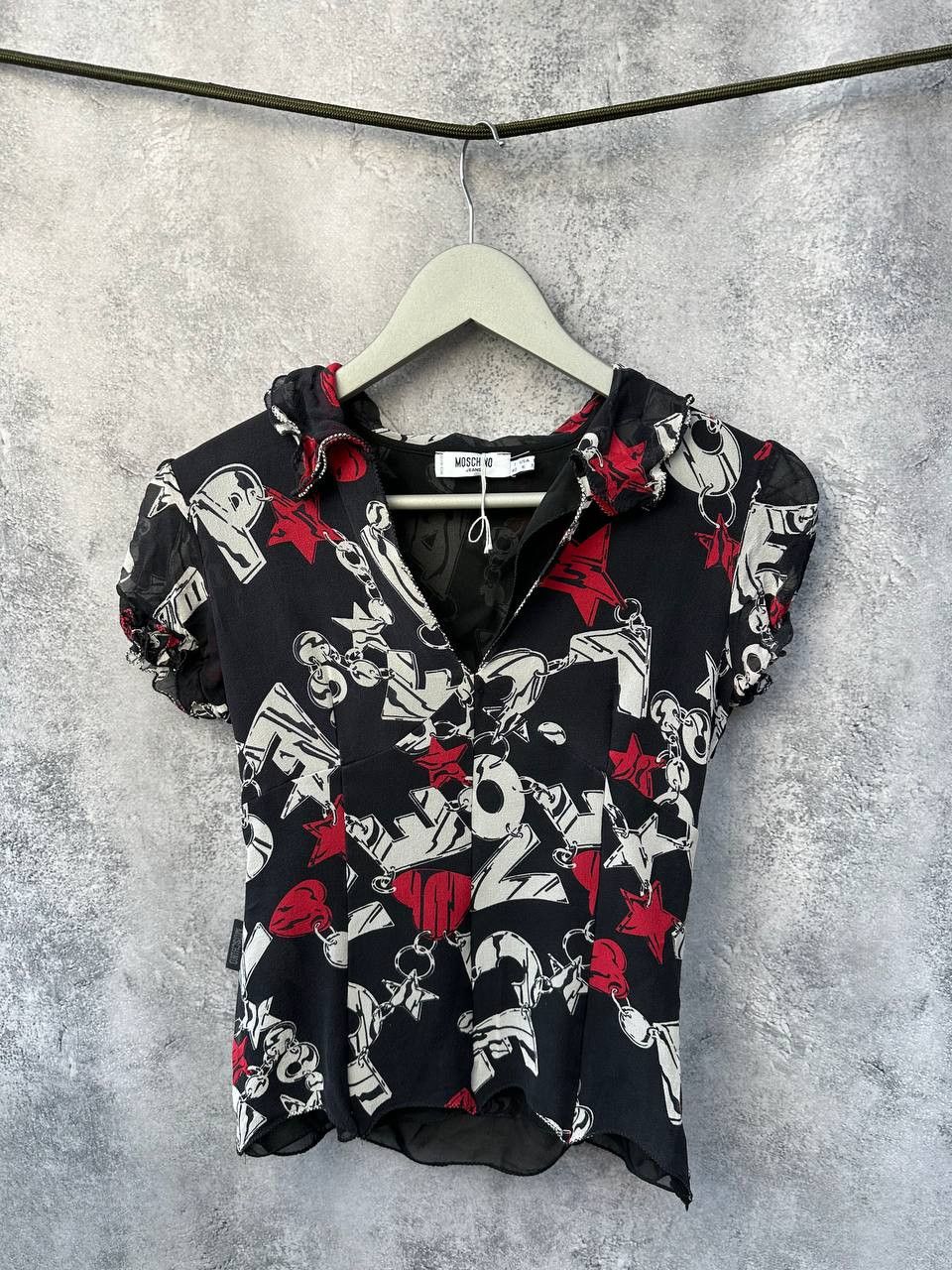 Moschino Moschino Jeans Donna Blouse Silk Shirt Size S / US 4 / IT 40 - 1 Thumbnail