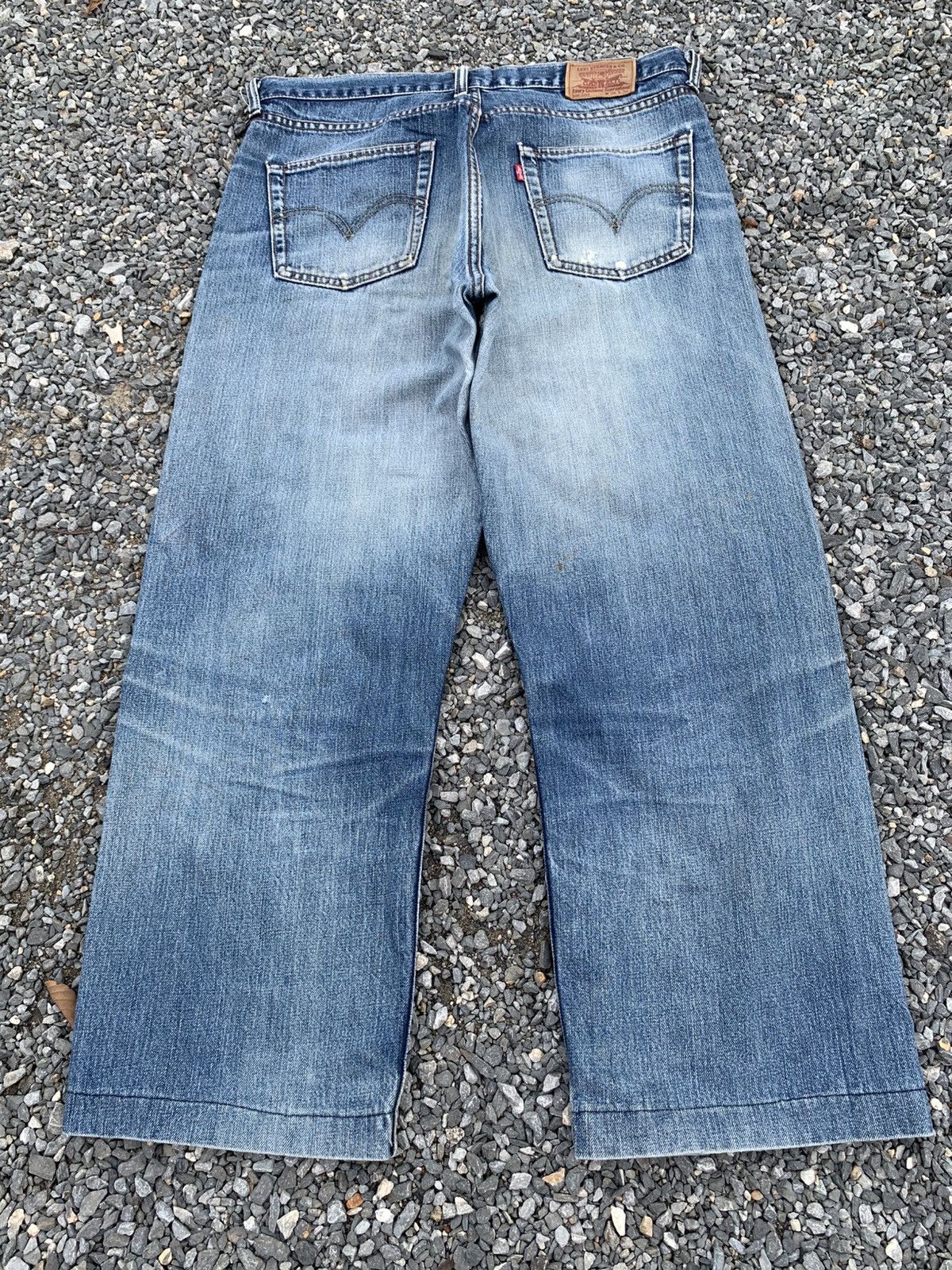 Kapital VINTAGE LEVI'S 503 SELVEDGE FADED LOOSE DSITRESSED DENIM Size US 36 / EU 52 - 4 Thumbnail