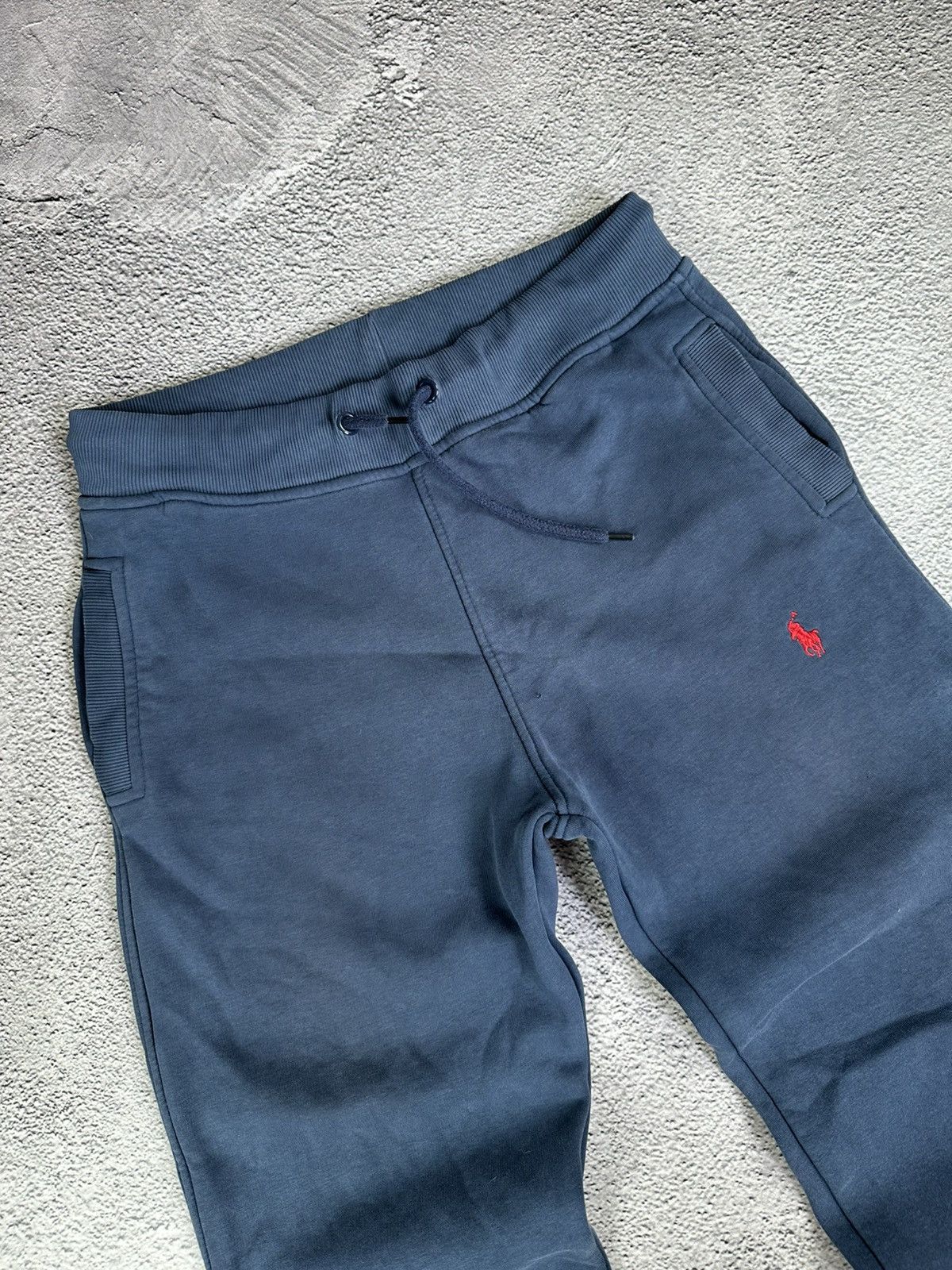 Polo Ralph Lauren × Vintage Polo Ralph Lauren Navy Sweatpants Faded Red Logo Y2K Hype Size US 30 / EU 46 - 3 Thumbnail