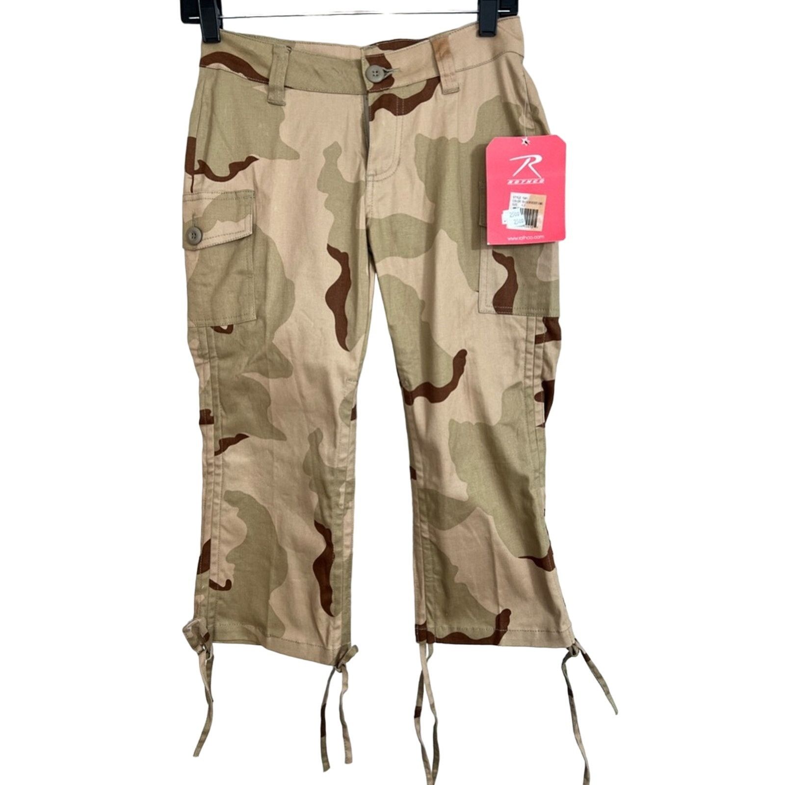 Rothco Rothco Tan Desert Camo Capri Pants SIZE 1/2 Regular Nwt Size 26" / US 2 / IT 38 - 1 Thumbnail