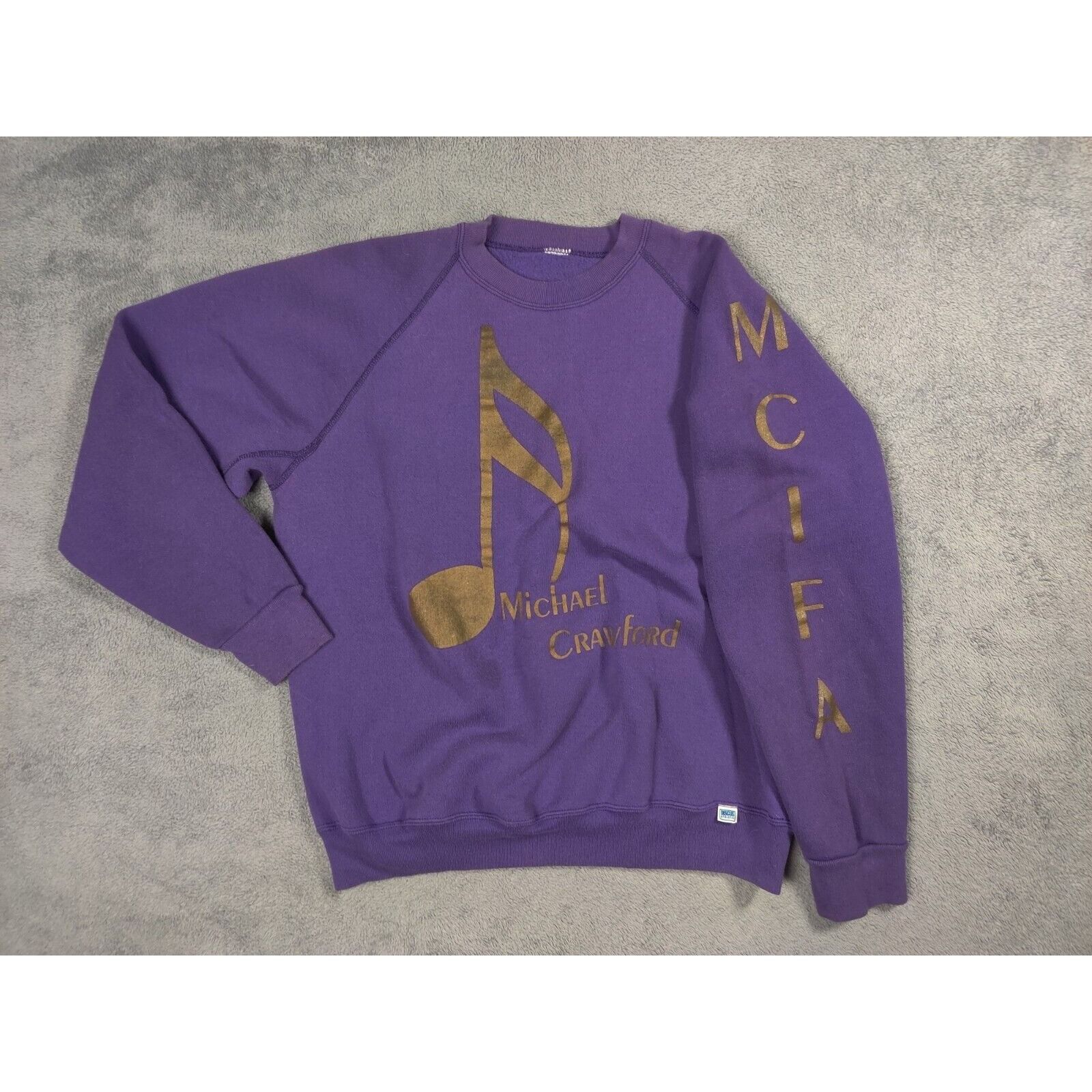 Other VINTAGE Michael Crawford Sweater Adult Mens Large Purple Size US L / EU 52-54 / 3 - 1 Thumbnail