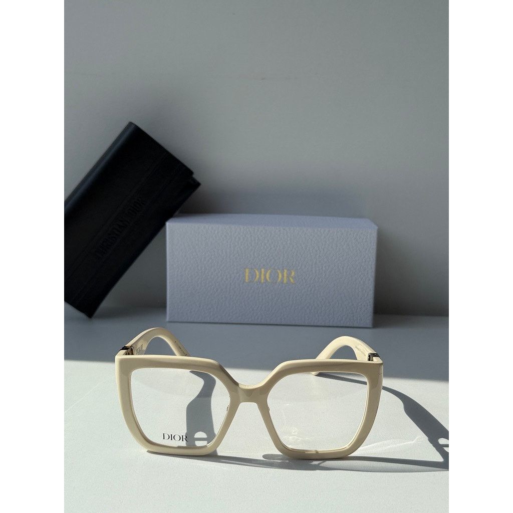 Dior NEW Dior 30MontaigneO S1F Eyeglasses Frames in Ivory White Size ONE SIZE - 3 Thumbnail