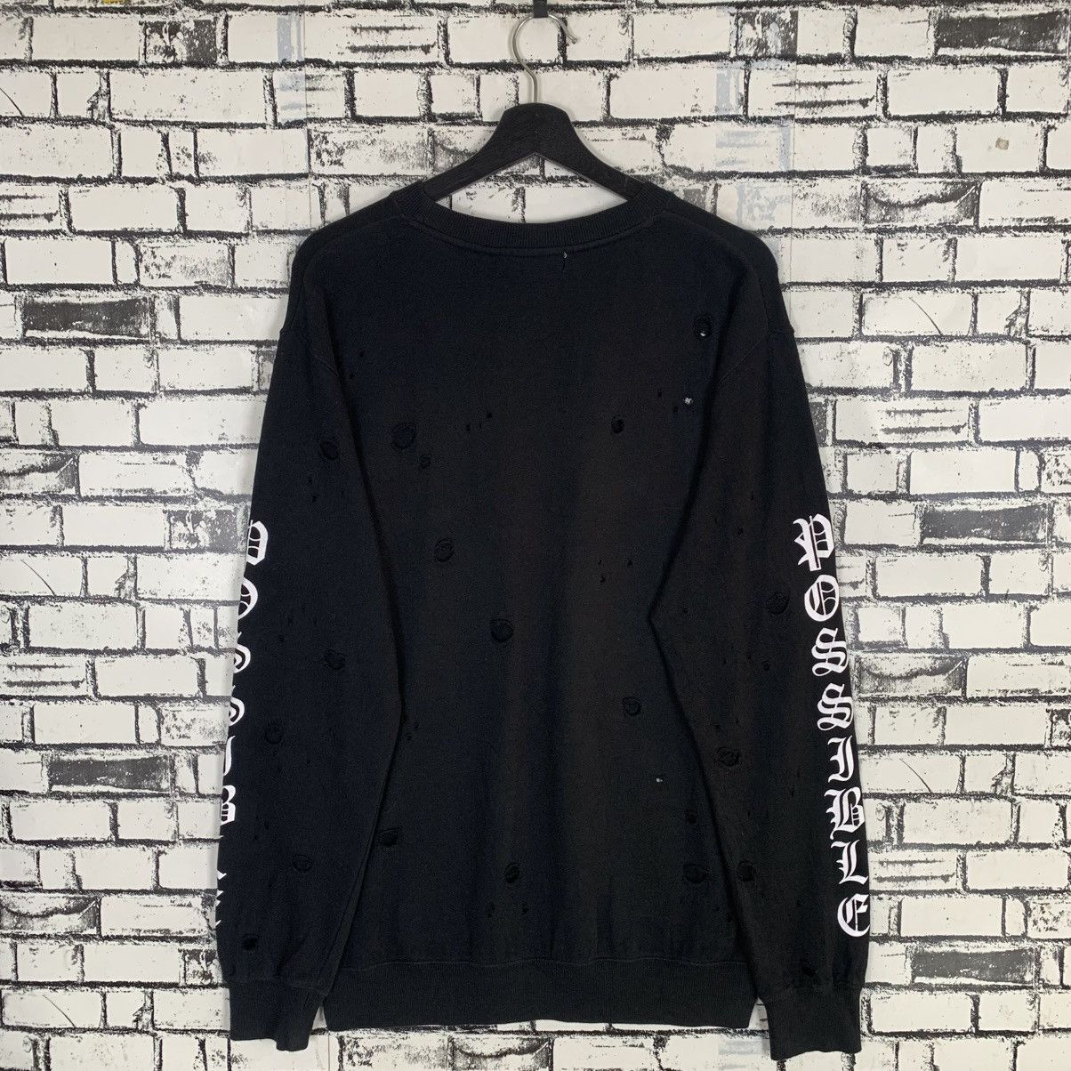 Designer × Japanese Brand Vintage Ragout Distressed Sweatshirt Size M / US 6-8 / IT 42-44 - 5 Thumbnail
