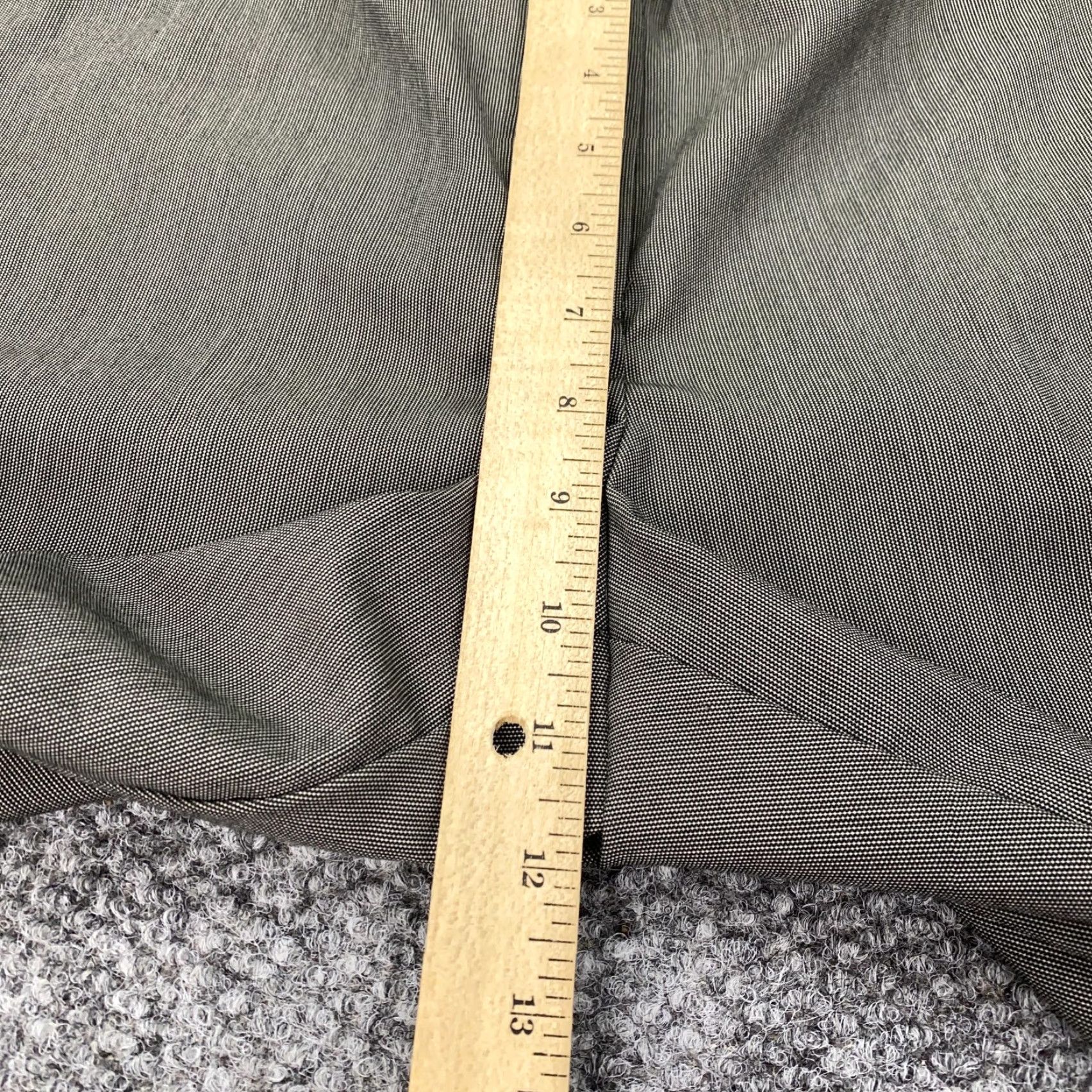 Van Heusen Van Heusen Studio Pants Womens 8 Gray Stretch Dress Slacks Career Office Work Slacks Straight Pockets Wom en Size 30" / US 8 / IT 44 - 6 Thumbnail