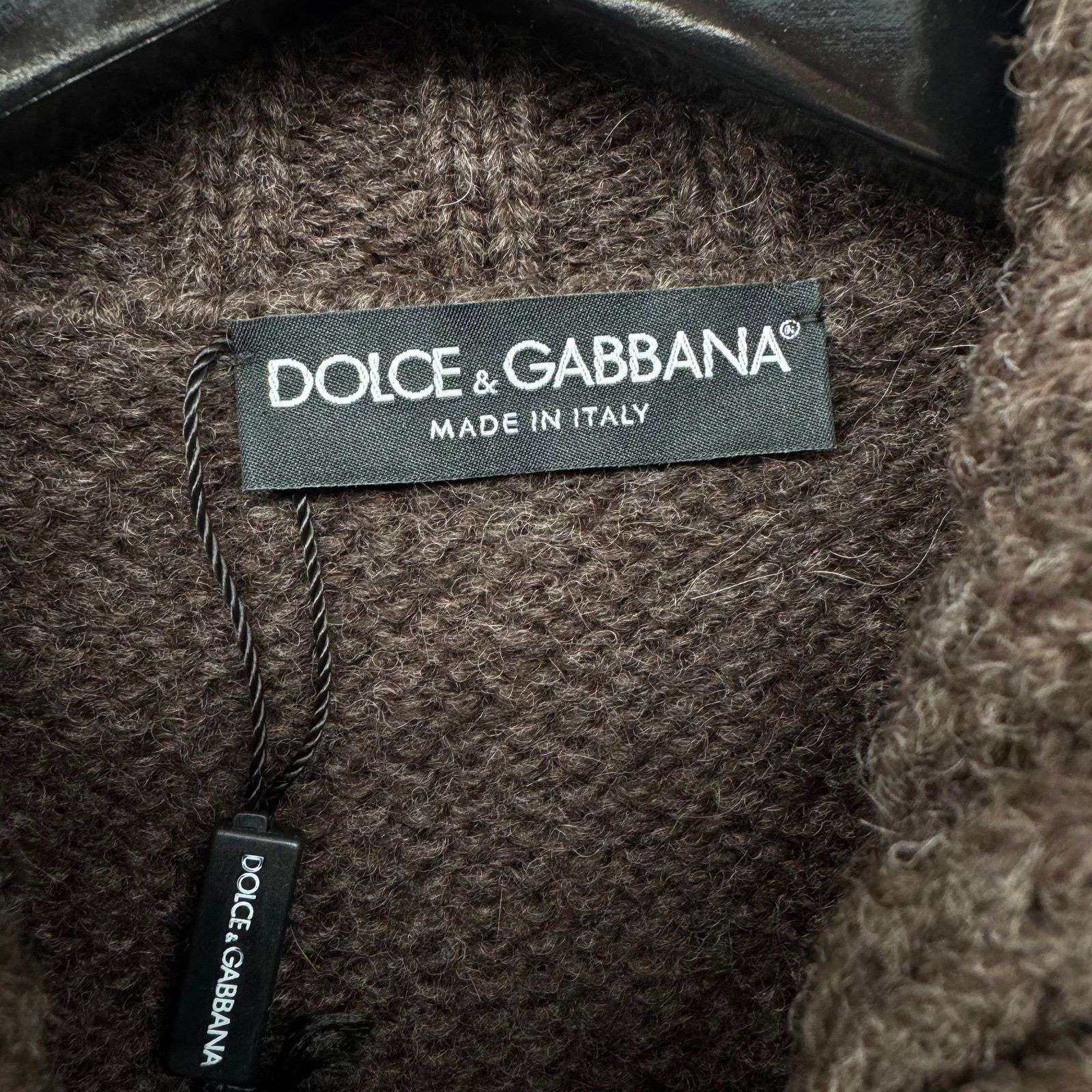 Dolce & Gabbana Dolce & Gabbana Brown Alpaca Wool Blend Knit Cardigan Women Size M / US 6-8 / IT 42-44 - 3 Thumbnail