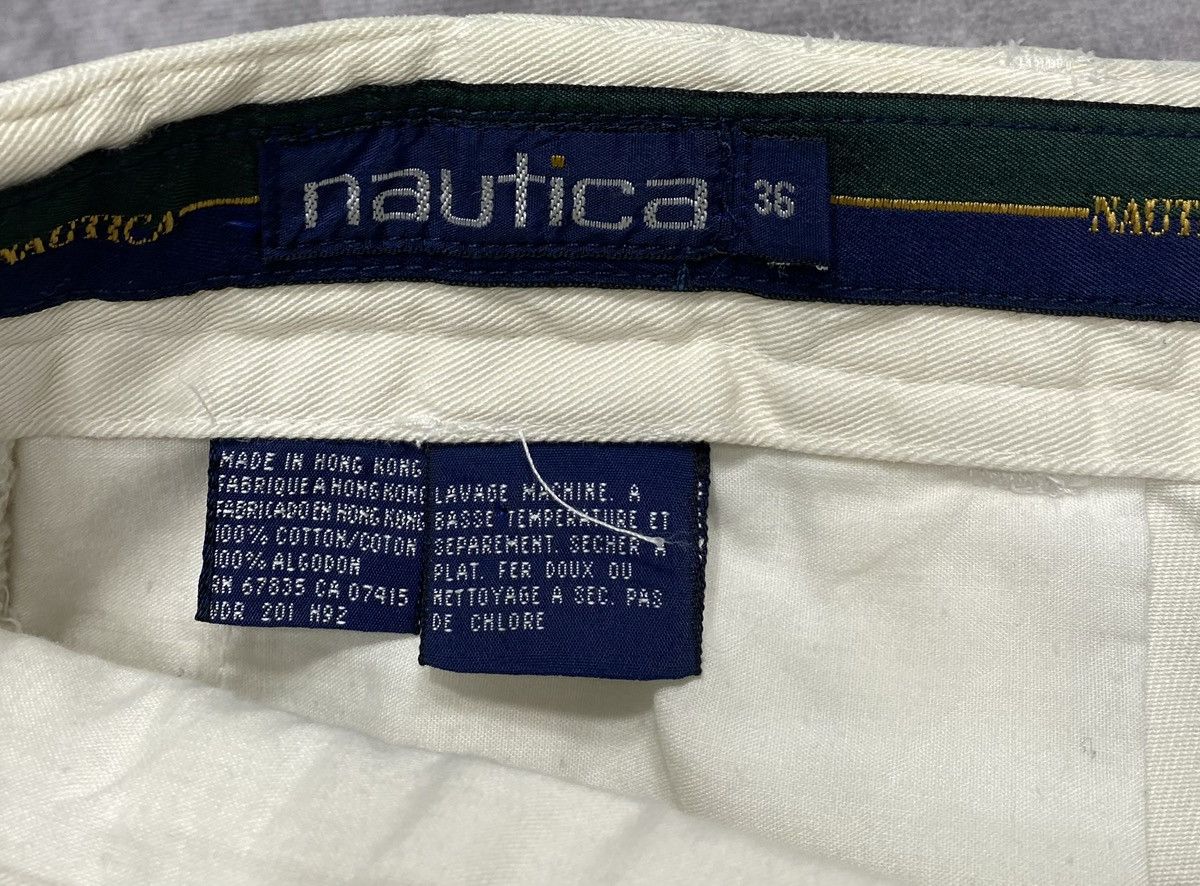 Nautica 90’s Vintage Nautica White Basic Shorts Size US 36 / EU 52 - 3 Thumbnail