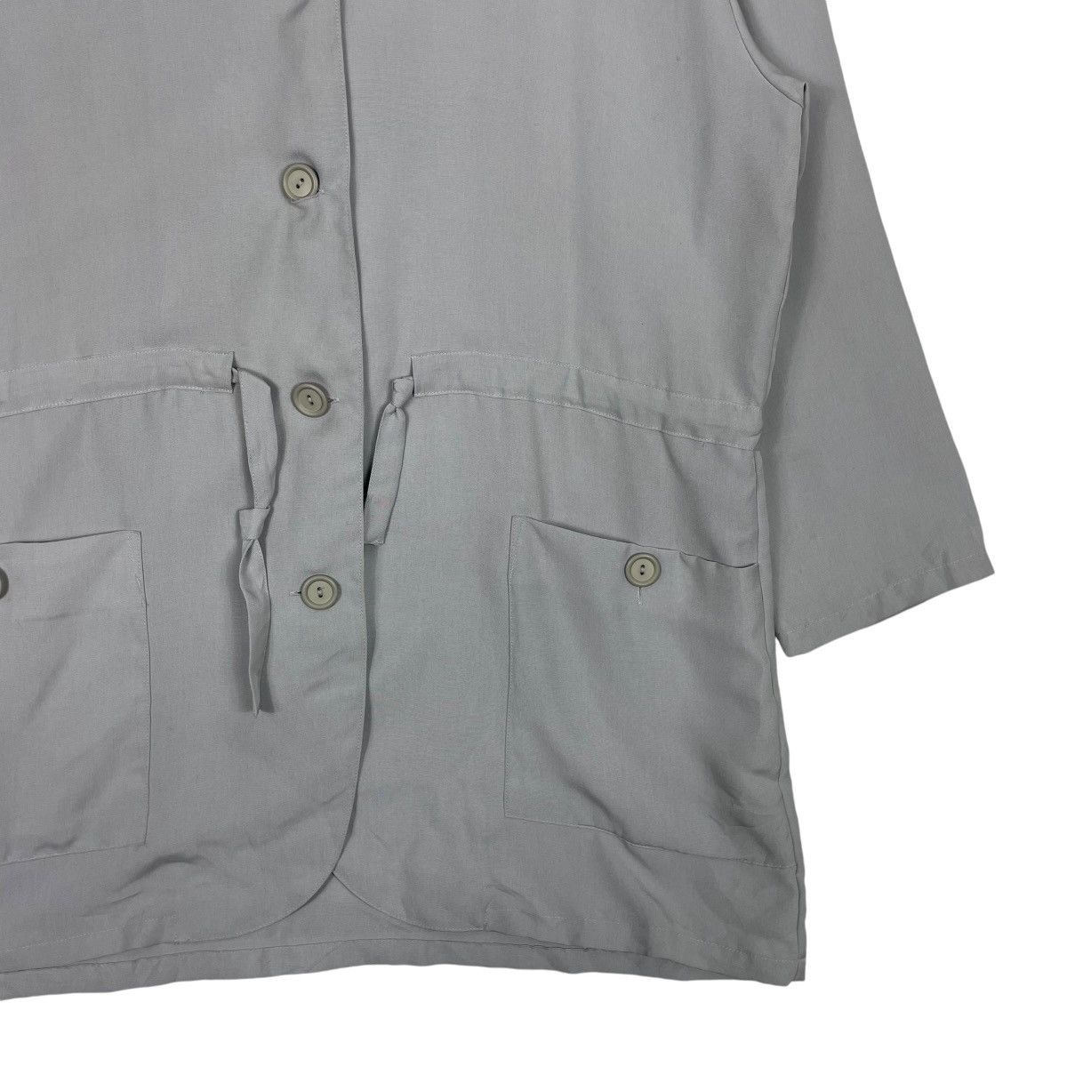 Japanese Brand × Romeo Gigli × Vintage 💥GIGGLY LINEN HOODIE BUTTON STYLE Size US M / EU 48-50 / 2 - 4 Thumbnail