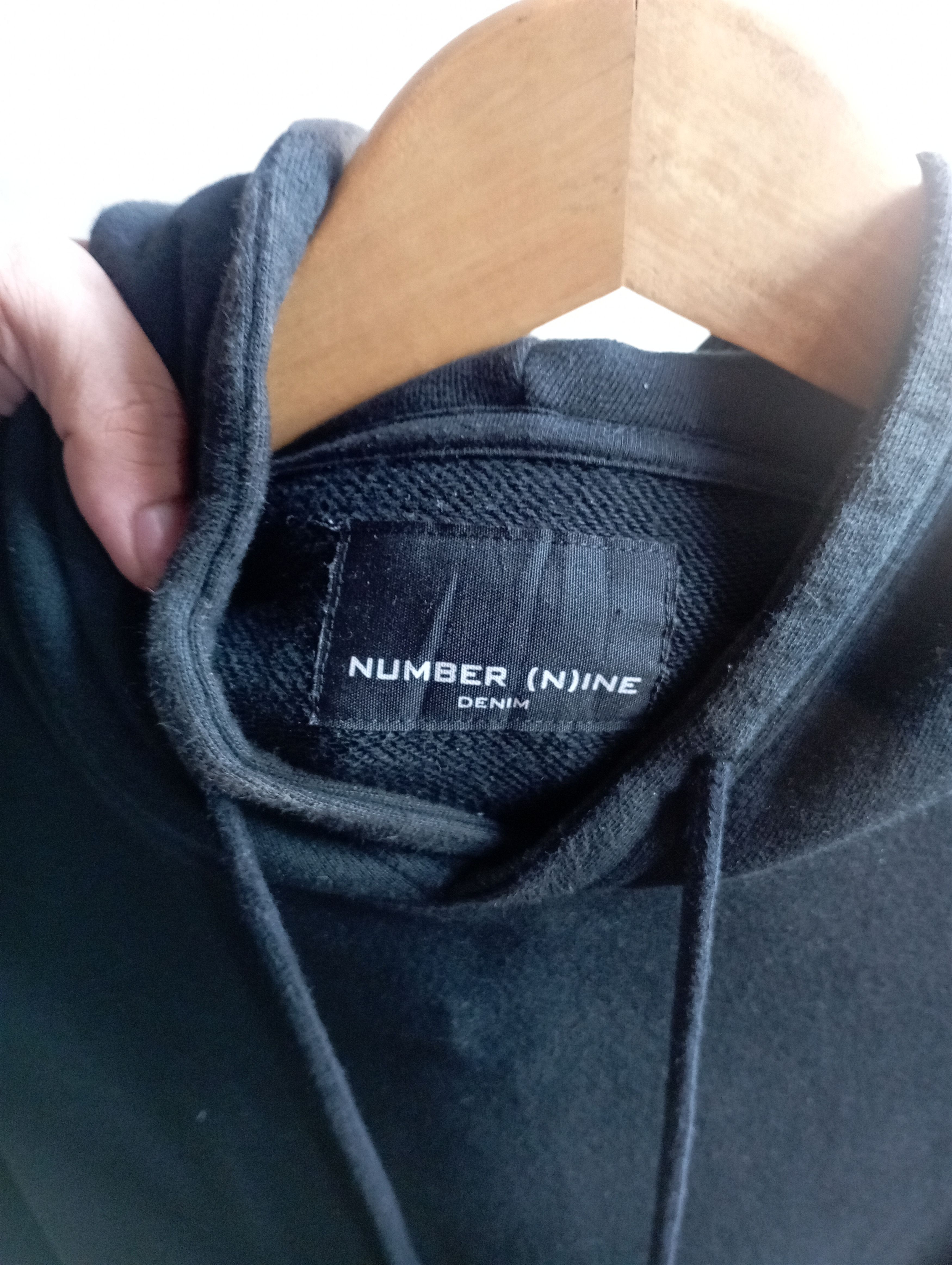 Number (N)ine Number (N)ine black hoodie Size US L / EU 52-54 / 3 - 5 Thumbnail