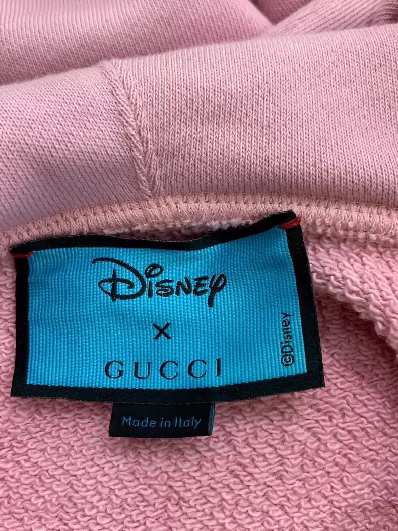 Gucci Gucci Pink embroidered printed hooded sweatshirt Size S / US 4 / IT 40 - 4 Thumbnail