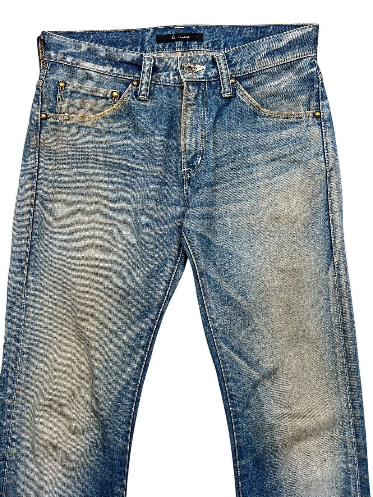 Johnbull John Bull Japan Mudwash Distressed Denim Jeans 30x33 Size US 30 / EU 46 - 4 Thumbnail