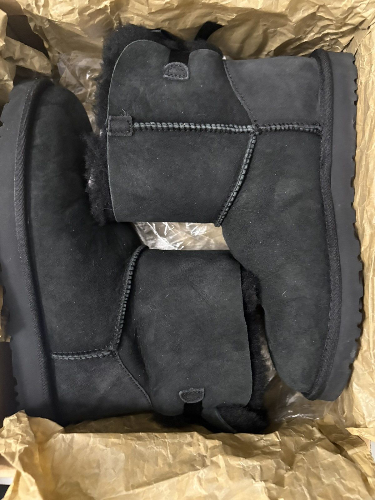 Ugg UGG Australia Black Boots Size US 9 / IT 39 - 4 Thumbnail