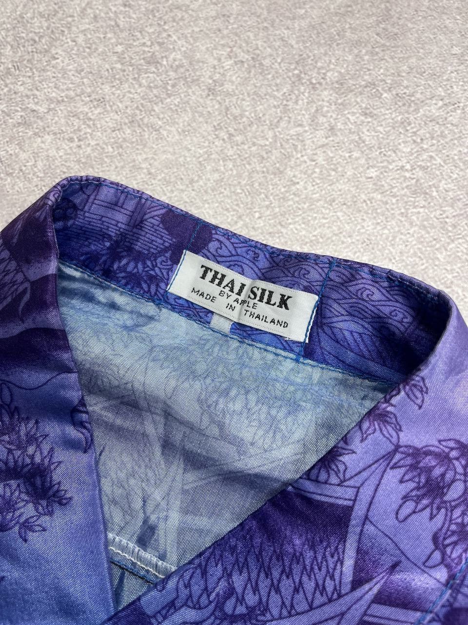 Japanese Brand × Vintage Vintage Thai Silk Alloverprint Japanese If Siz Shirt Y2K L Size US L / EU 52-54 / 3 - 4 Thumbnail