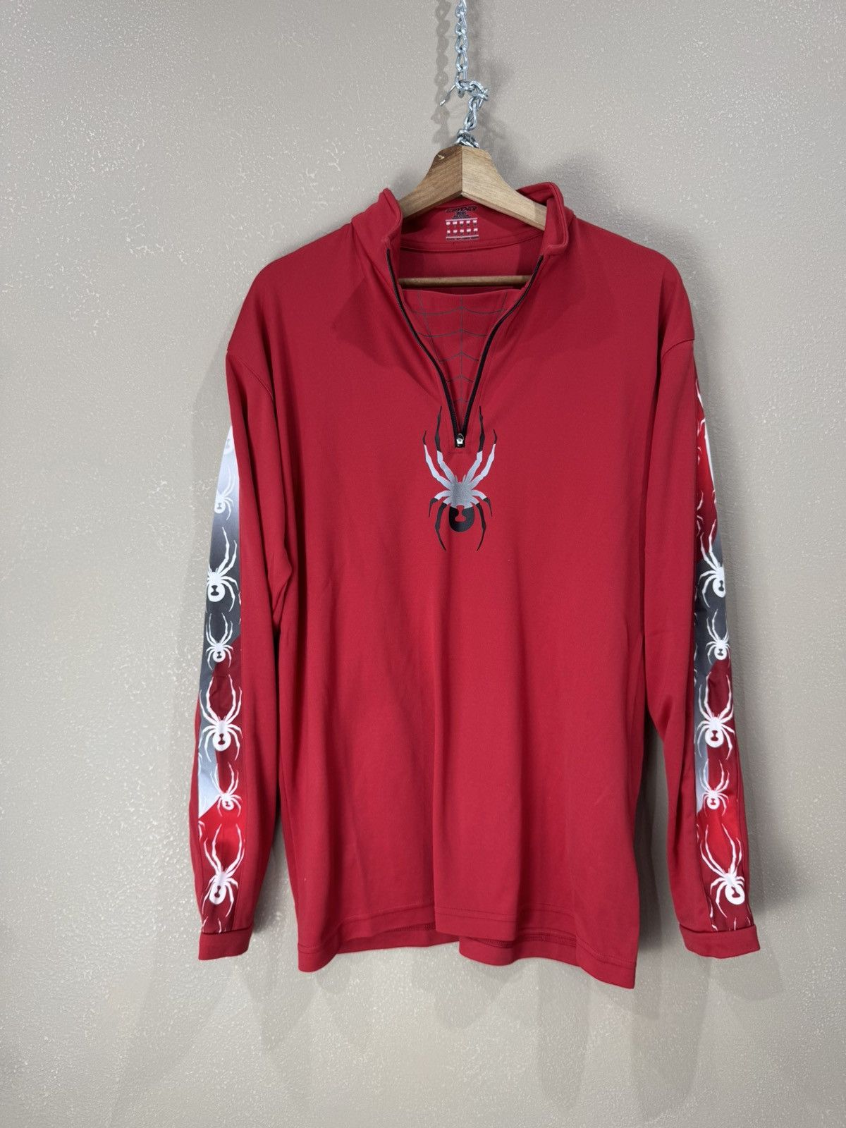 Spyder Spyder Thermo 1/4 Zip Longsleeve Outdoor Hiking Size US L / EU 52-54 / 3 - 1 Thumbnail