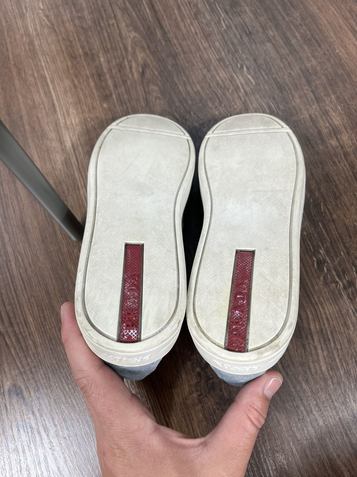 Prada Prada Suede Slip-On Sneakers Women’s EU 35.5 Designer Style Size US 5.5 / IT 35.5 - 13 Thumbnail