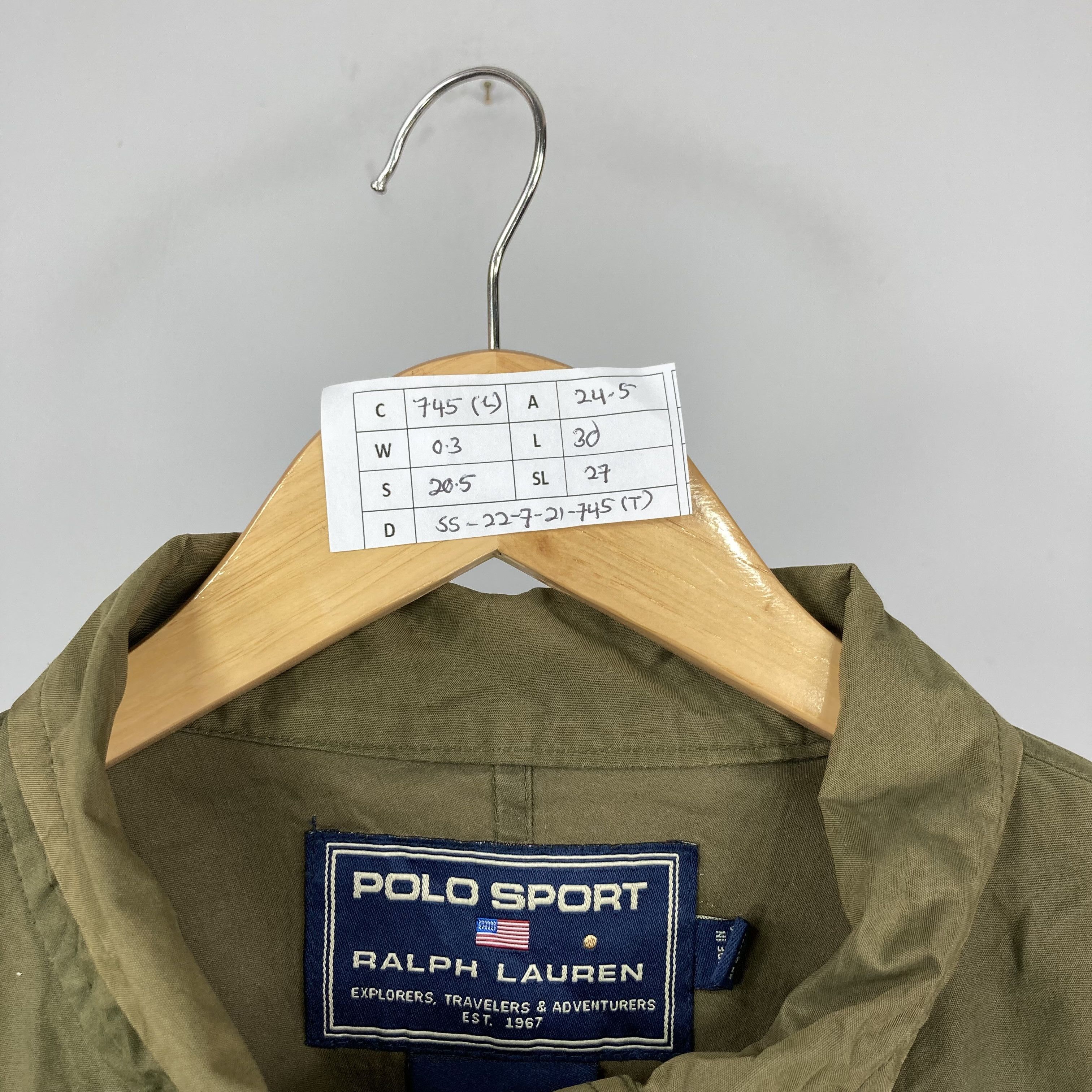 Polo Ralph Lauren Vintage POLO SPORT By Ralph Lauren Full Zipper Jacket Size US L / EU 52-54 / 3 - 6 Thumbnail