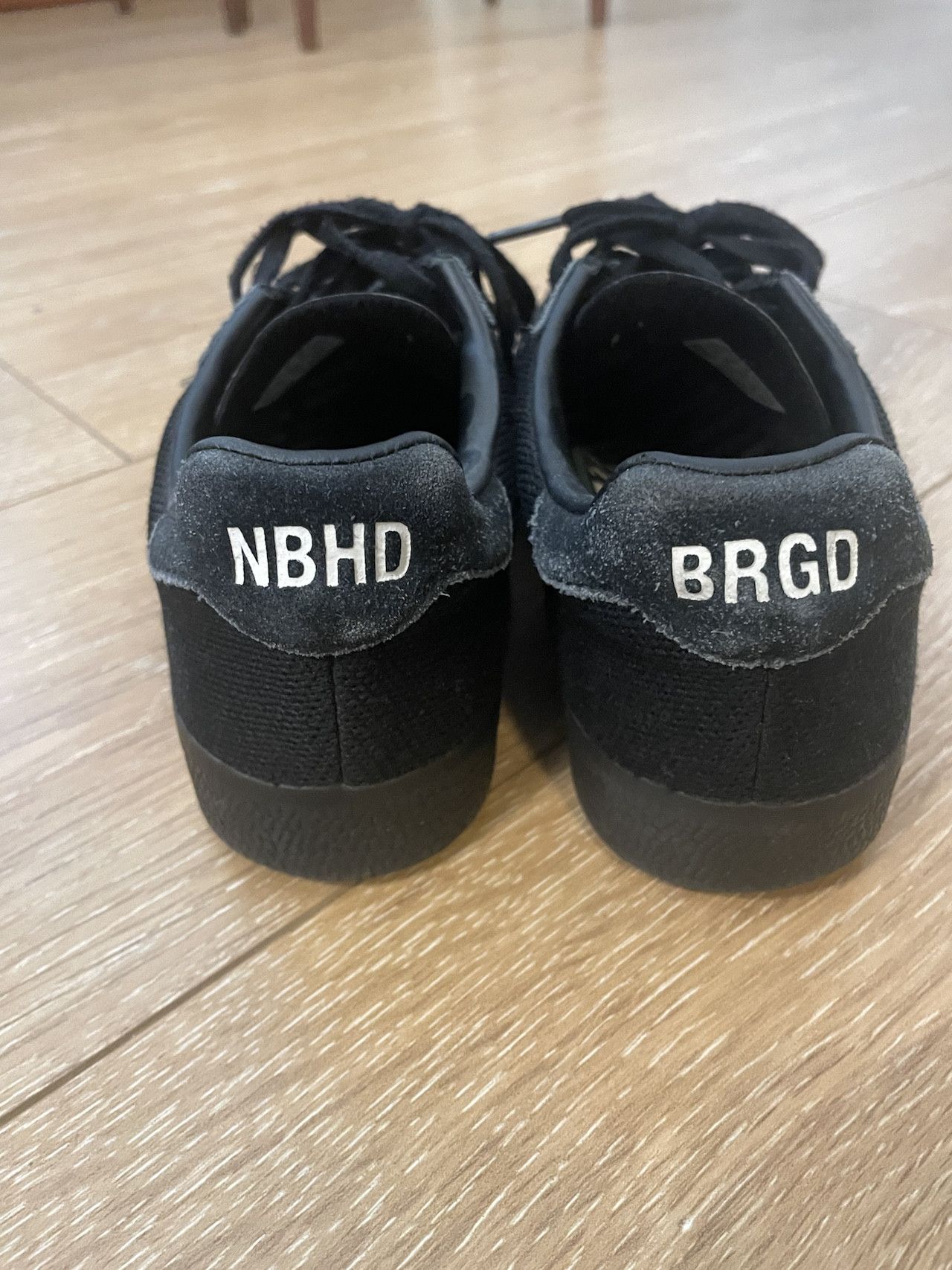 Adidas × Neighborhood Adidas X Neighborhood Gazelle Super PrimeKnit Triple Black Size US 5.5 / EU 38 - 3 Thumbnail