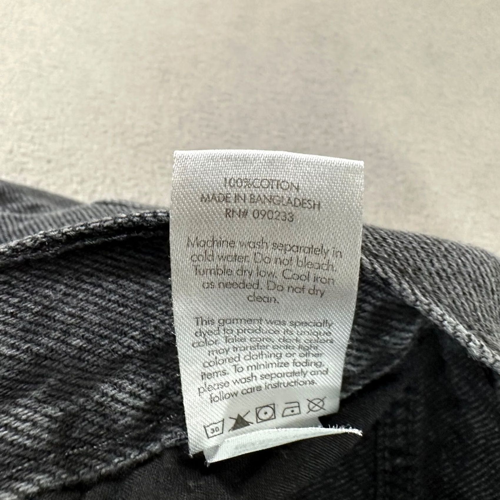Pacsun Pacsun Jeans Womens 25 Gray Dad jean Baggy Straight Leg Distressed Button Fly Size 42" / US 20 - 5 Thumbnail