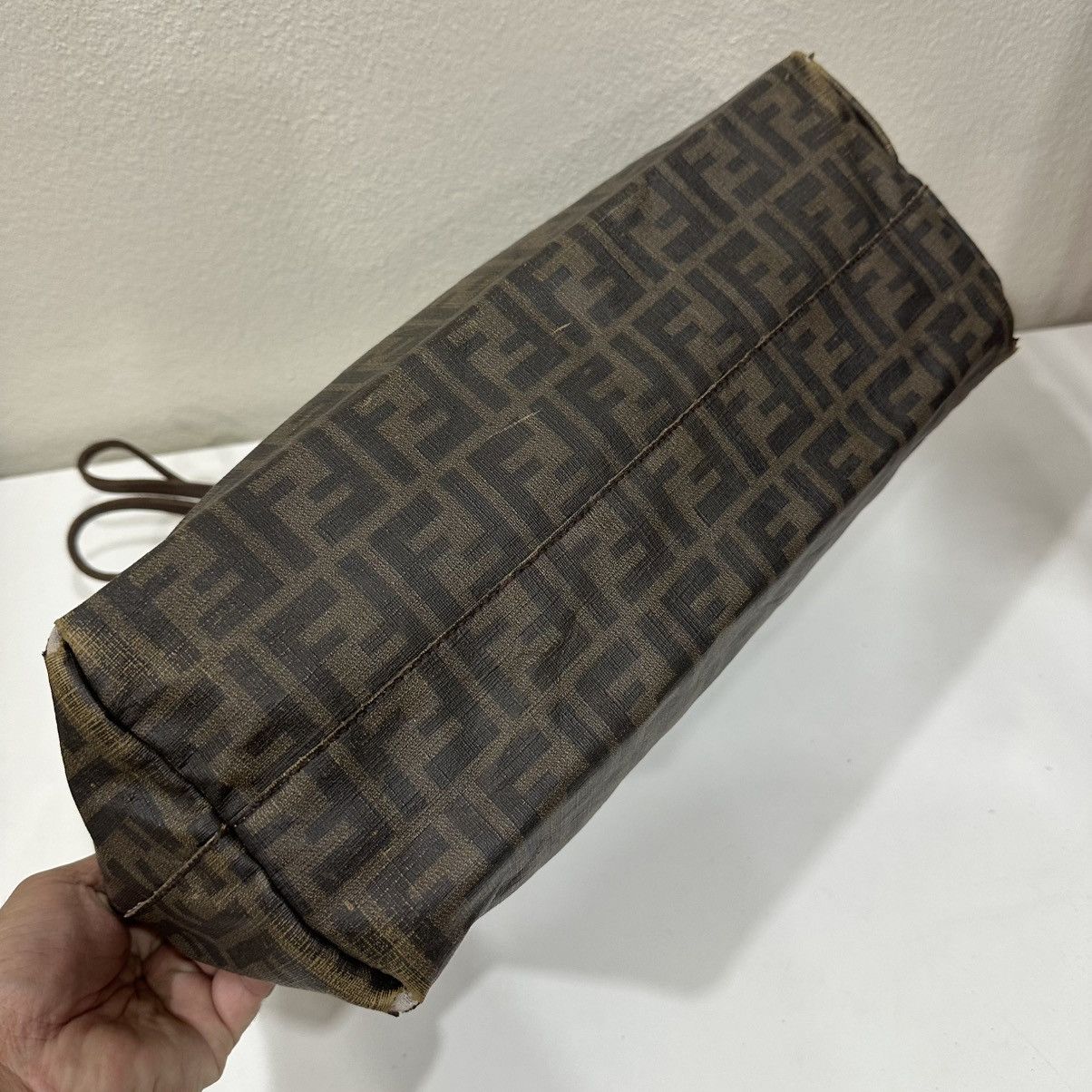 Fendi ‼️LASTDROP‼️ FENDI ZUCCA FF PATTERN PVC TOTE BAG Size ONE SIZE - 5 Thumbnail