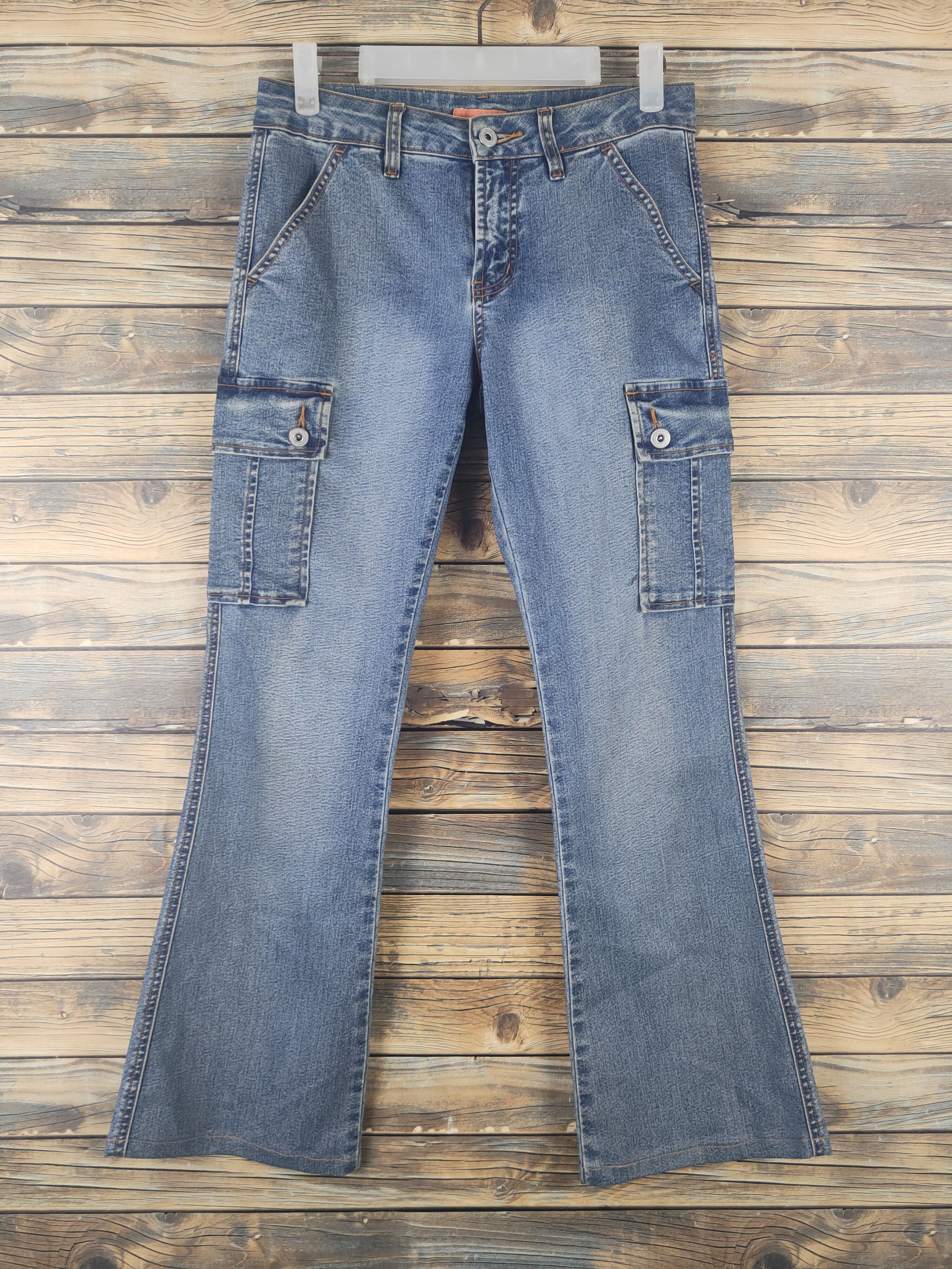 Japanese Brand DL Wave List Blue Distressed Ripped Jeans #1509 Size 26" / US 2 / IT 38 - 1 Thumbnail