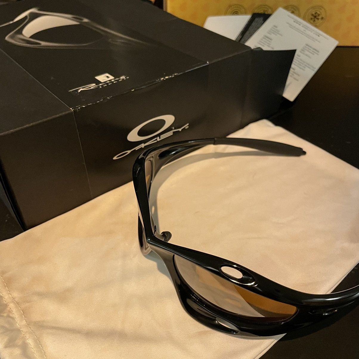Oakley OAKLEY RACING JACKET SUNGLASSES WITH BOX Size ONE SIZE - 6 Thumbnail
