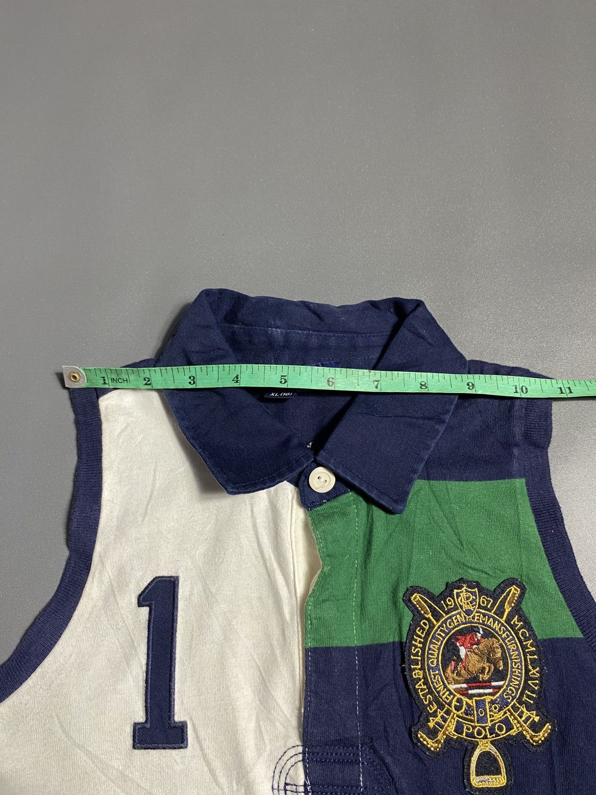 Polo Ralph Lauren Polo Ralph Lauren Multi Colour Tank Top Size US XL / EU 56 / 4 - 14 Thumbnail
