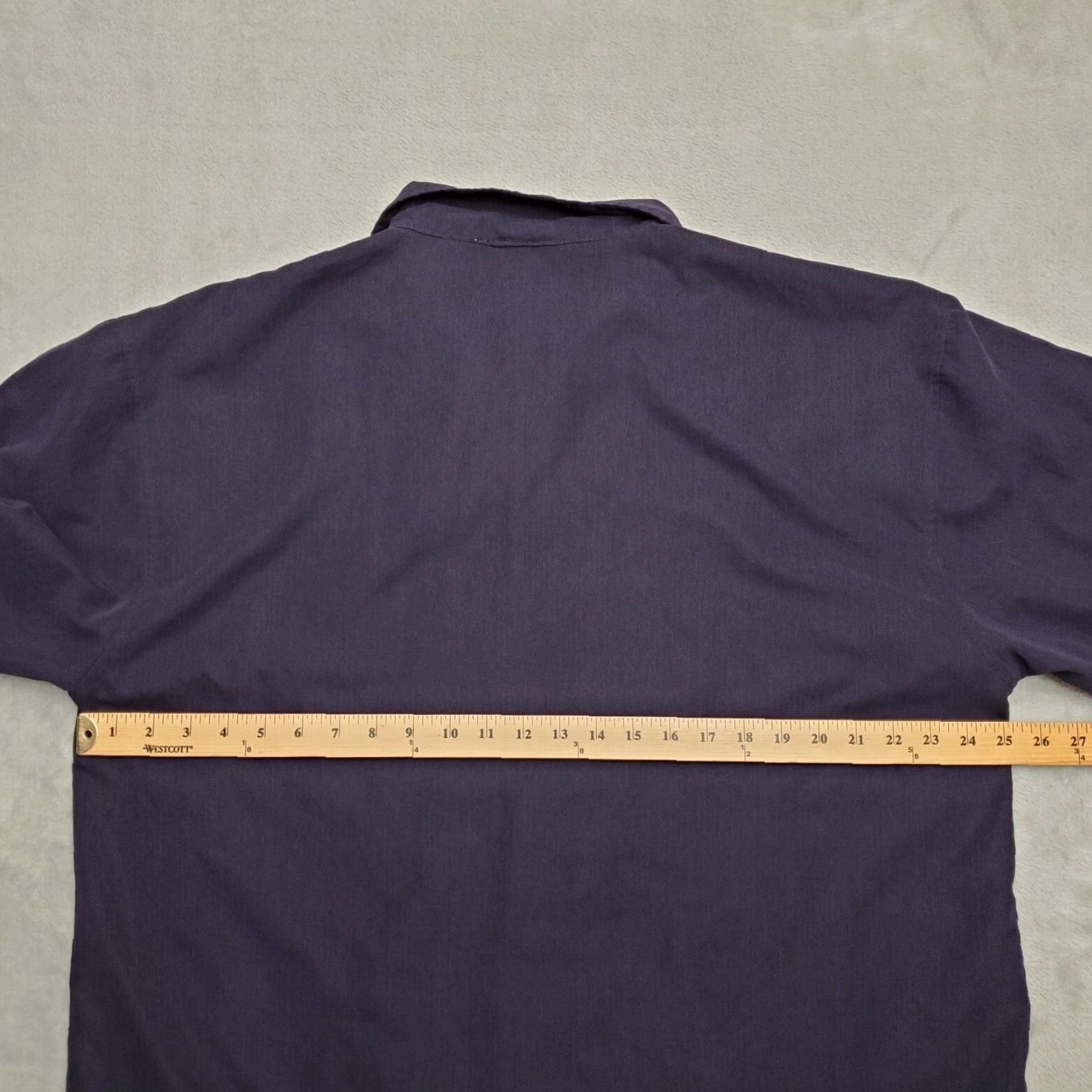 Vintage Cameron Shirt Men XL Black Hawaiian Cocktails Embroidered 100% Polyester Button-Up Short Sleeve Casuals All Seasons Mens Size US XL / EU 56 / 4 - 8 Thumbnail