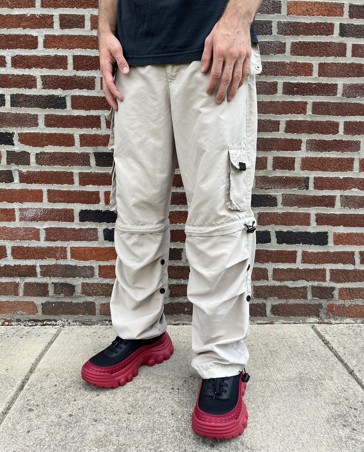 JNCO × Vintage CRAZY VINTAGE JOCKO GYM HIP-HOP MULTI POCKET PANTS Size US 30 / EU 46 - 3 Thumbnail