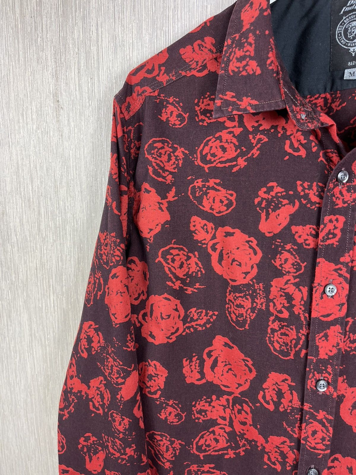 Diesel × Vintage Vintage archive Diesel Industries roses full print y2k shirt Size US M / EU 48-50 / 2 - 8 Thumbnail