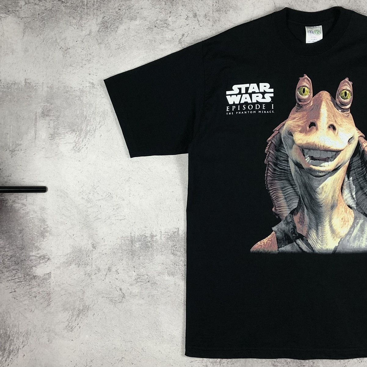 Star Wars 1999 Star Wars Episode 1 Jar Jar Binks Phantom Menace Tee Size US XL / EU 56 / 4 - 15 Thumbnail