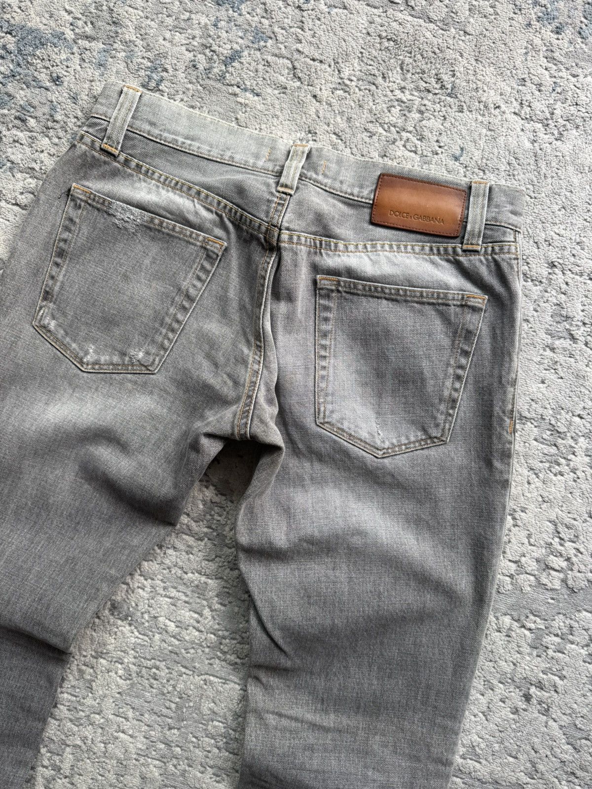 Dolce & Gabbana Dolce Gabbana Vintage Gray Denim Jeans Size 46 made in Italy Size US 31 - 9 Thumbnail