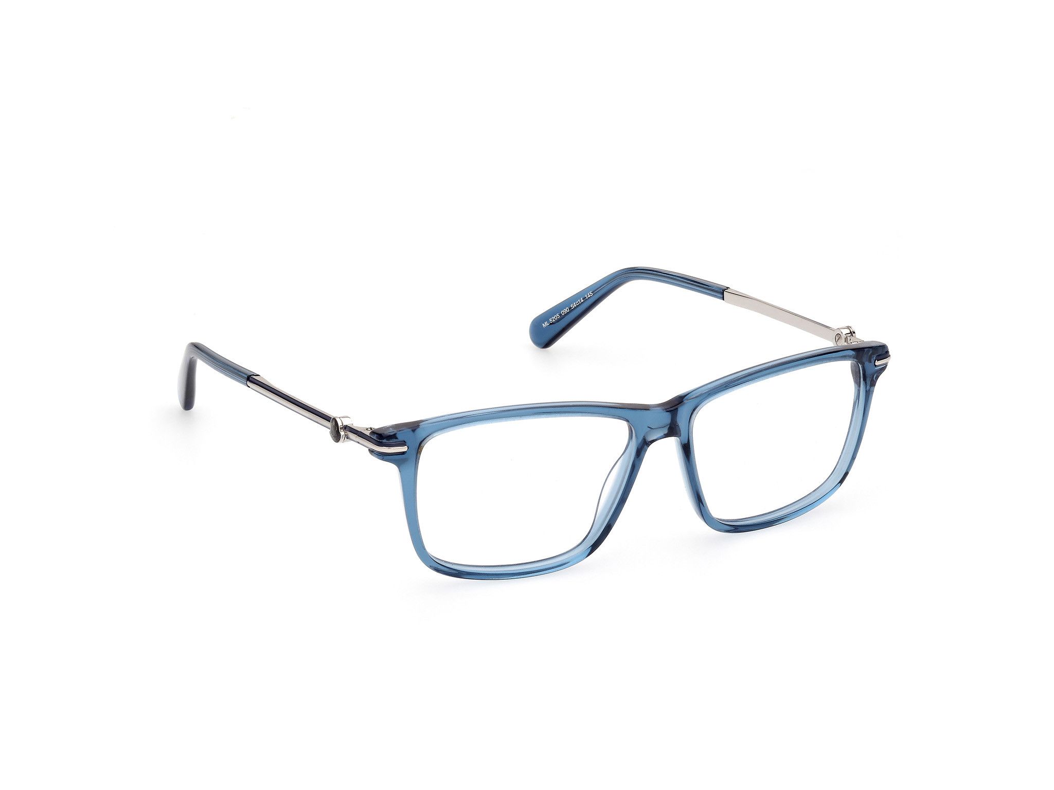Moncler o1y0225 Size : OS / 54 mm Eyeglass Frame in Blue Size ONE SIZE - 8 Thumbnail
