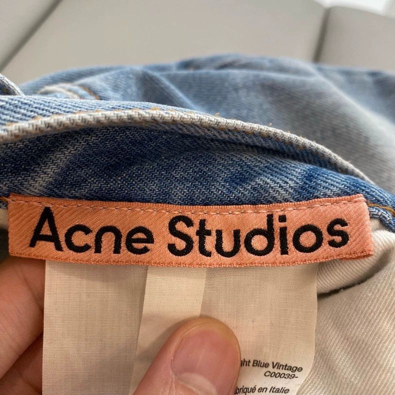 Acne Studios Acne Studios Solid-colored non-elastic jeans Size US 32 / EU 48 - 3 Thumbnail